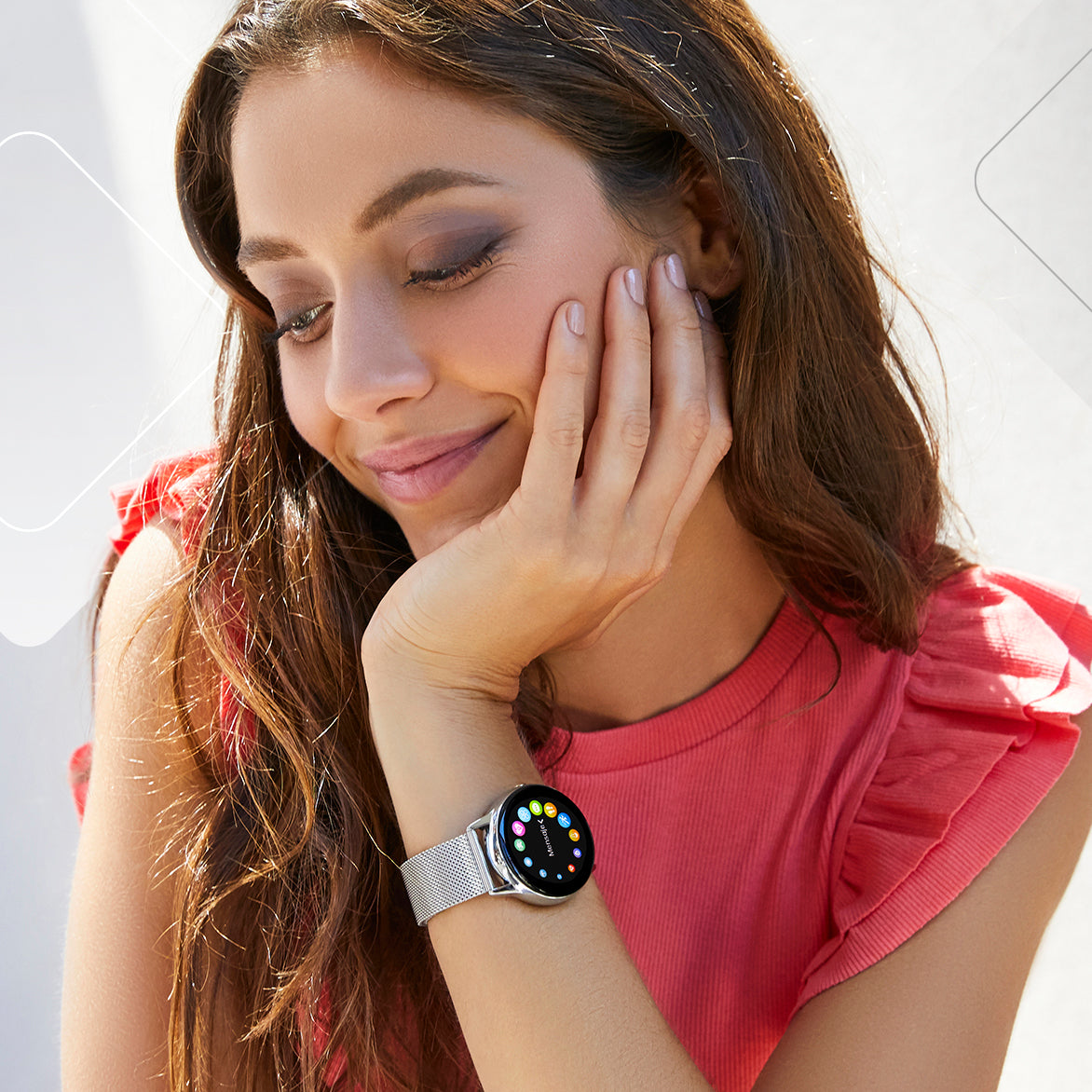 Smart Watch Marea B58008-3 Ασημί
