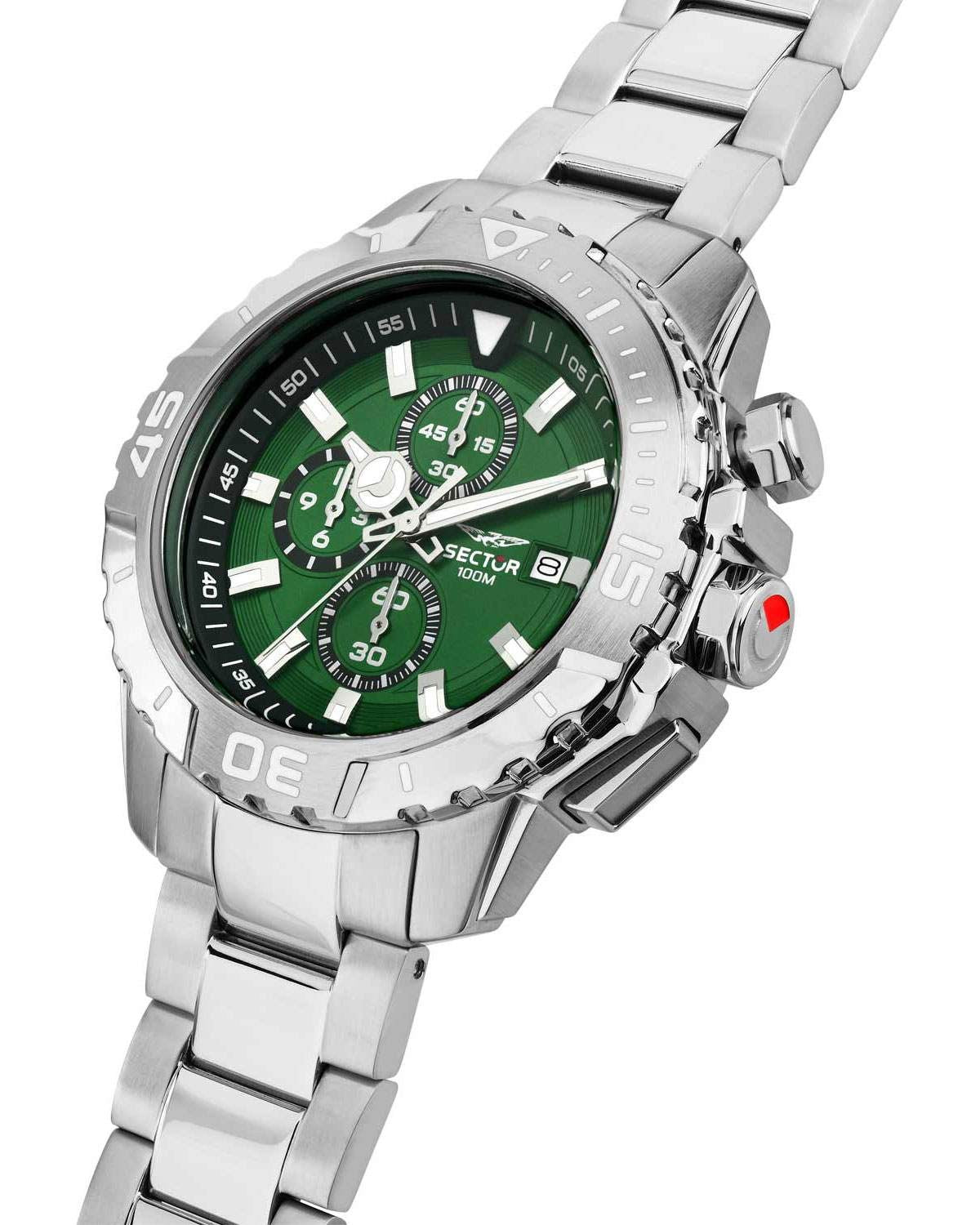 Ρολόι SECTOR Legend Chronograph Silver Stainless Steel Bracelet