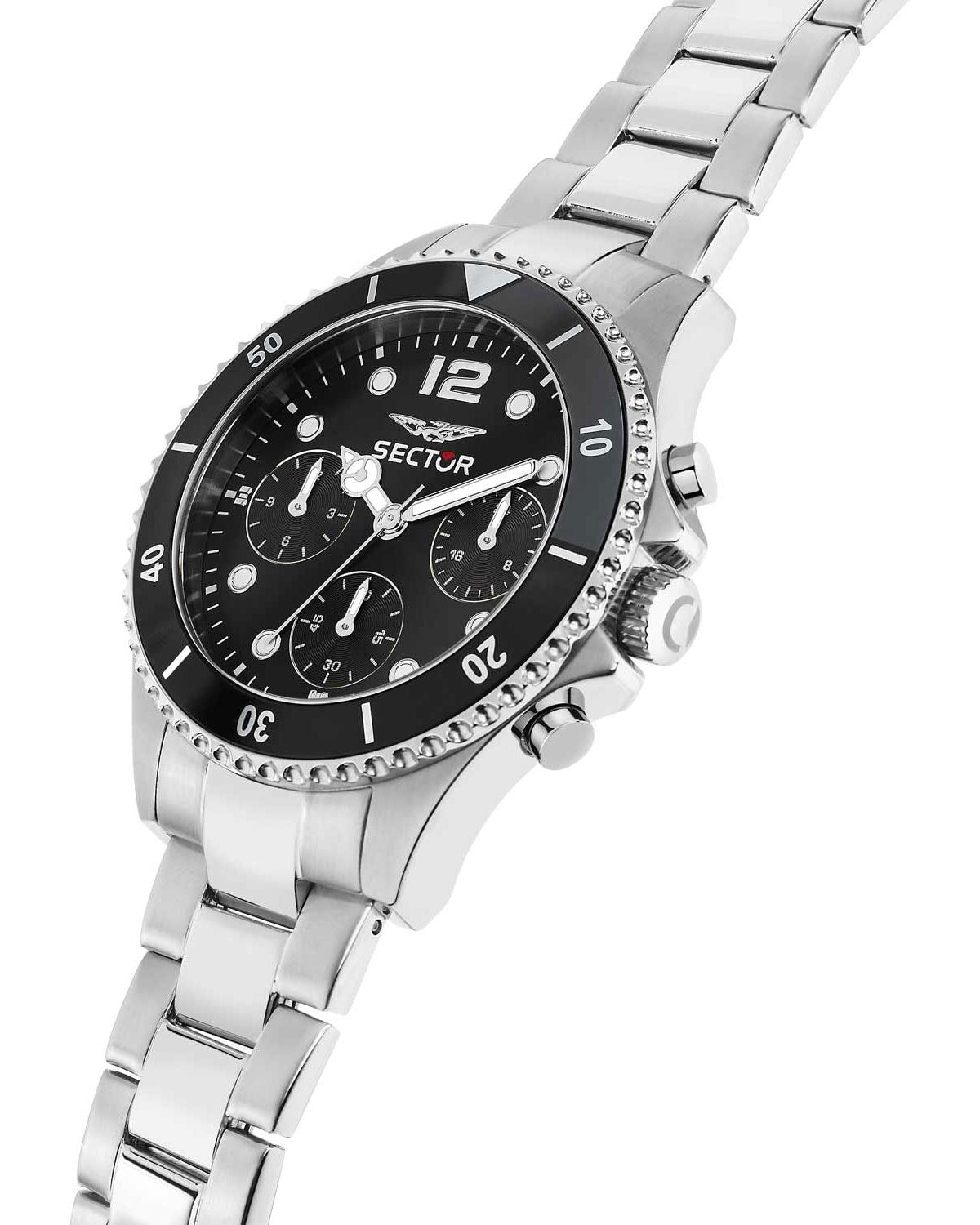 Ρολόι SECTOR 230 Chronograph Silver Stainless Steel Bracelet