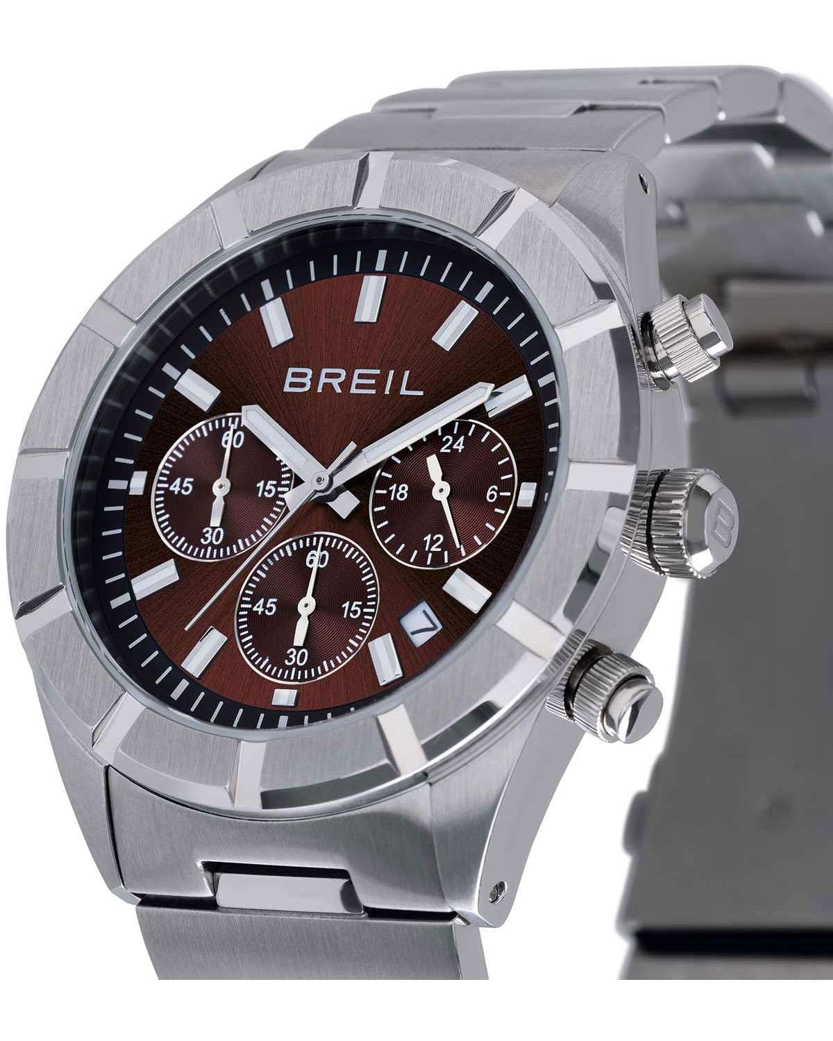 Ρολόι BREIL B 12 H Chronograph Silver Stainless Steel Bracelet