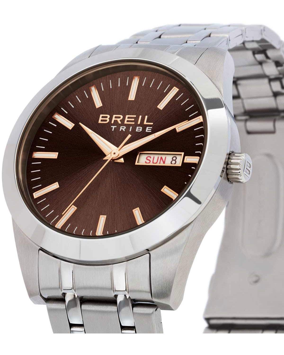 Ρολόι BREIL Tribe Rank Silver Stainless Steel Bracelet