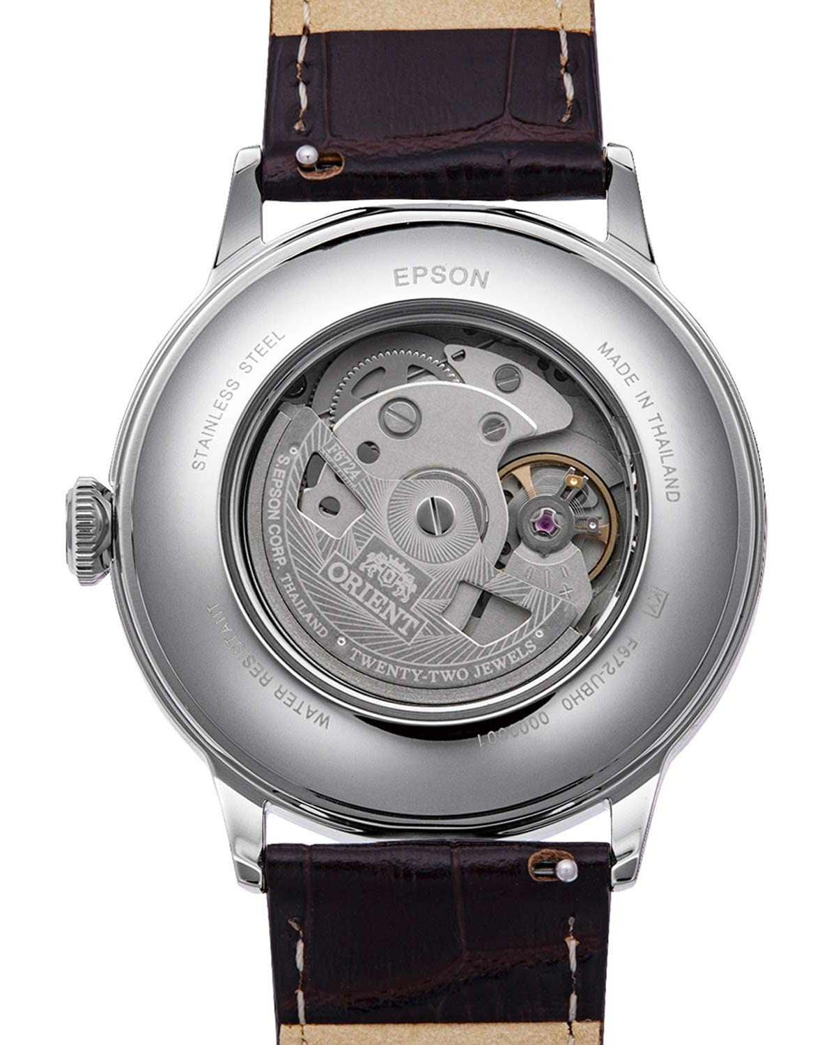 Ρολόι ORIENT Classic Bambino Automatic Brown Leather Strap
