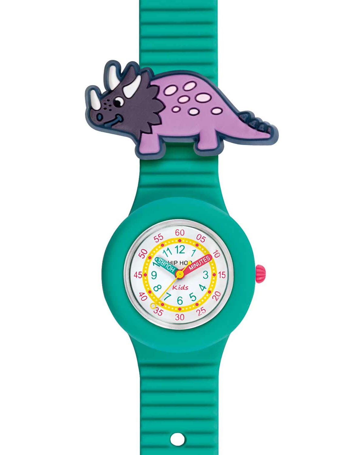 Παιδικό ρολόι HIP HOP PinTastic! Dinoroar Green Silicone Strap