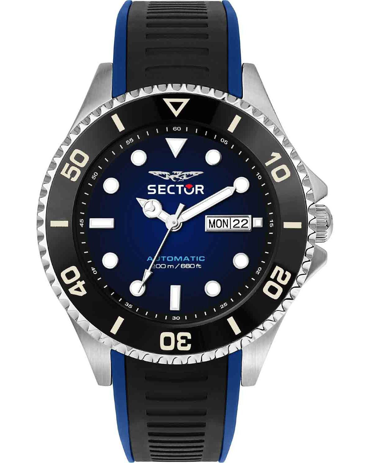 Ρολόι SECTOR 230 Automatic Silver Stainless Steel Bracelet Gift Set