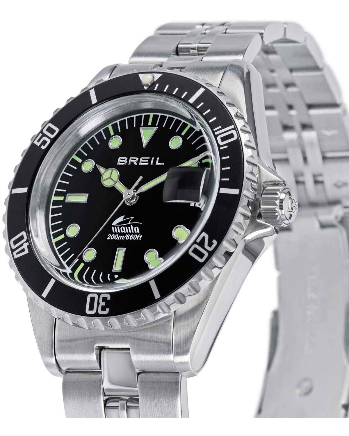 Ρολόι BREIL Manta Heritage Silver Stainless Steel Bracelet