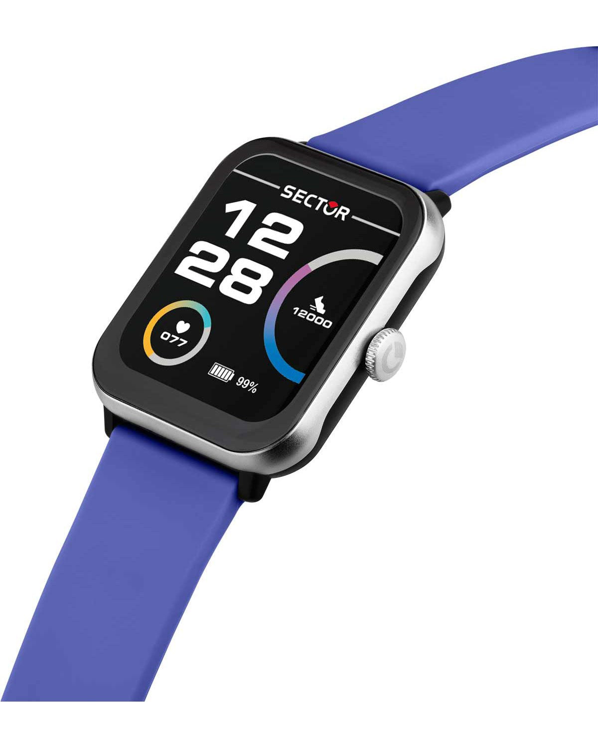 Ρολόι SECTOR S-08 Smartwatch Pervinca Purple Silicone Strap