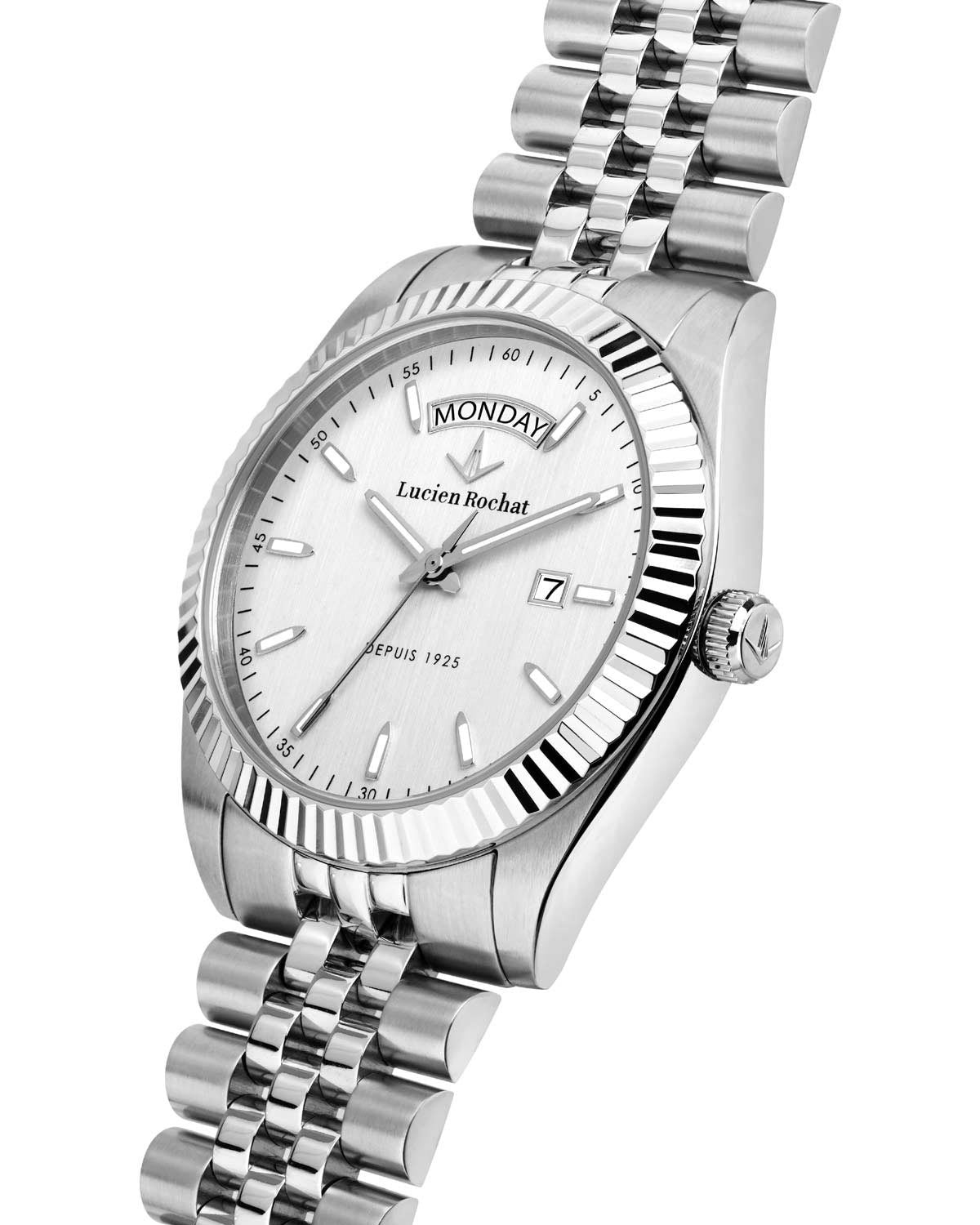 Ρολόι LUCIEN ROCHAT Bienne Silver Stainless Steel Bracelet