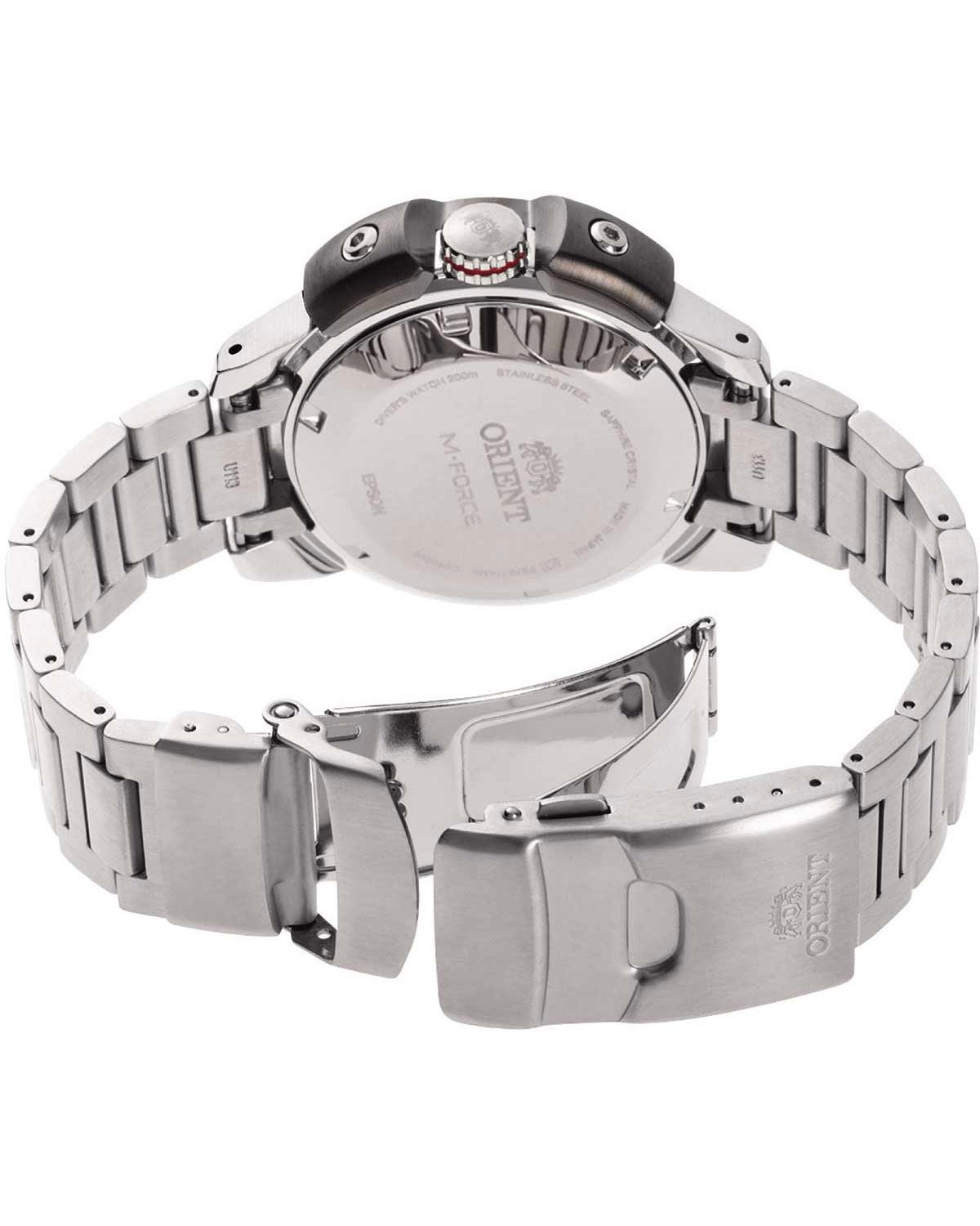 Ρολόι ORIENT Sports 2022 M-Force Automatic Silver Stainless Steel Bracelet