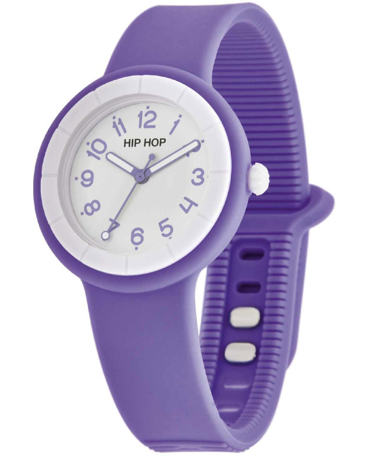 Ρολόι HIP HOP Hero.DOT Lilac Silicone Strap