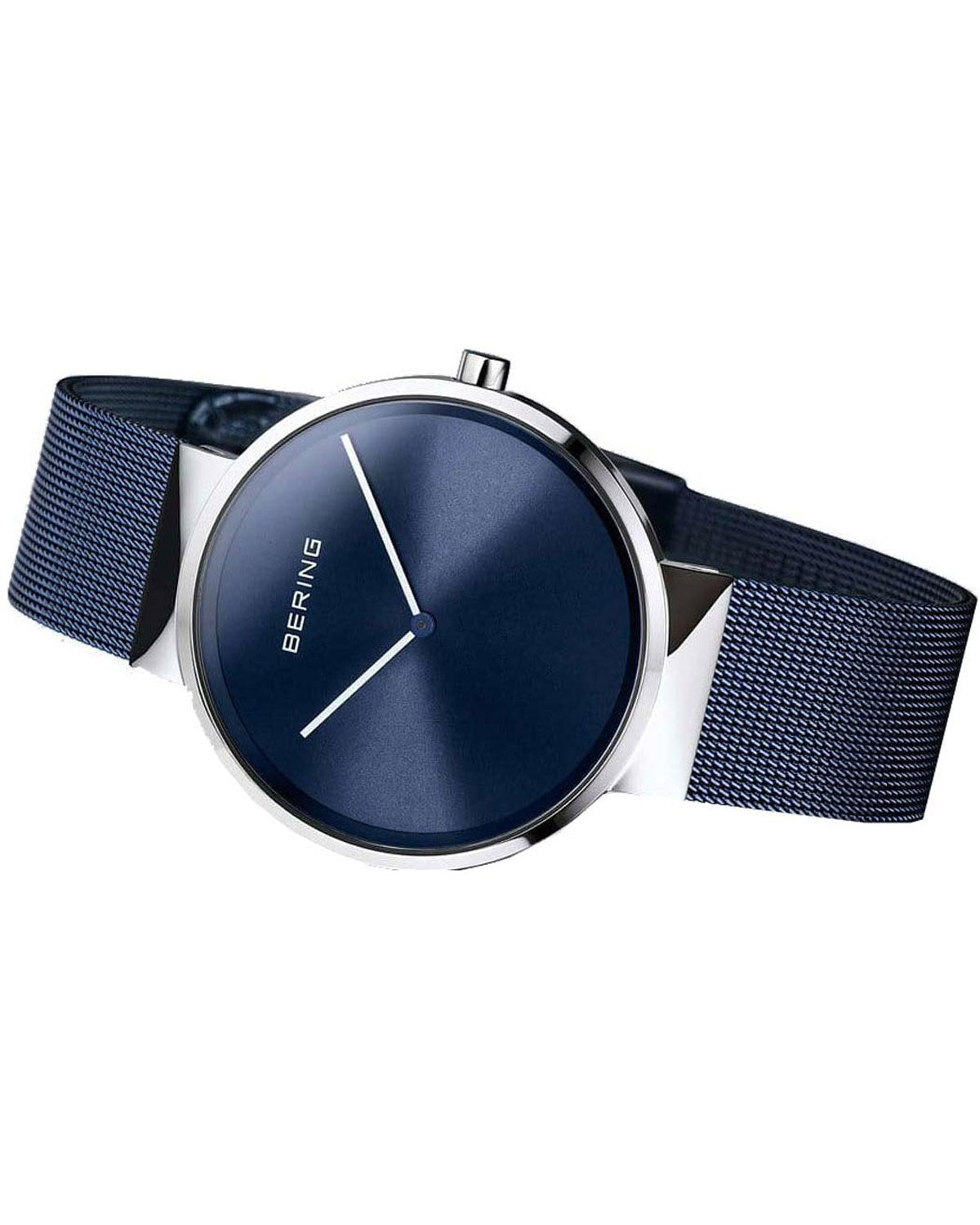Ρολόι BERING Classic με μπλε μπρασελέ από ανοξείδωτο ατσάλι