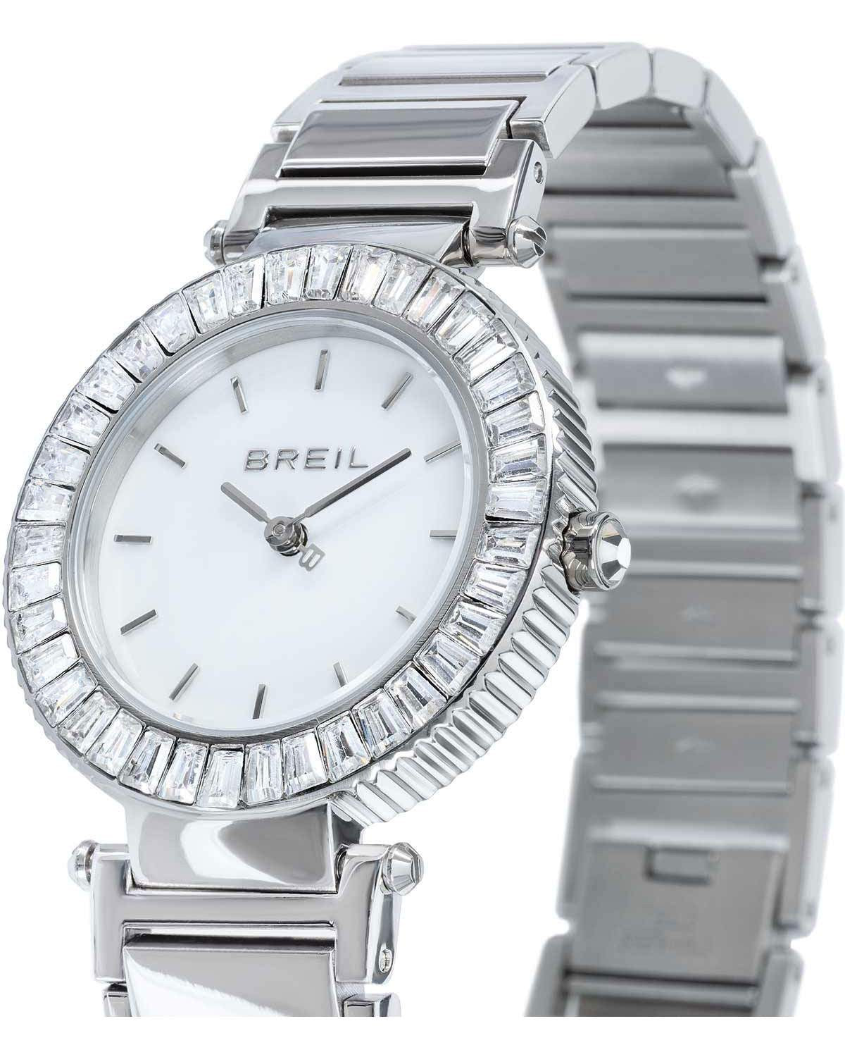 Ρολόι BREIL Pivot Crystals Silver Stainless Steel Bracelet