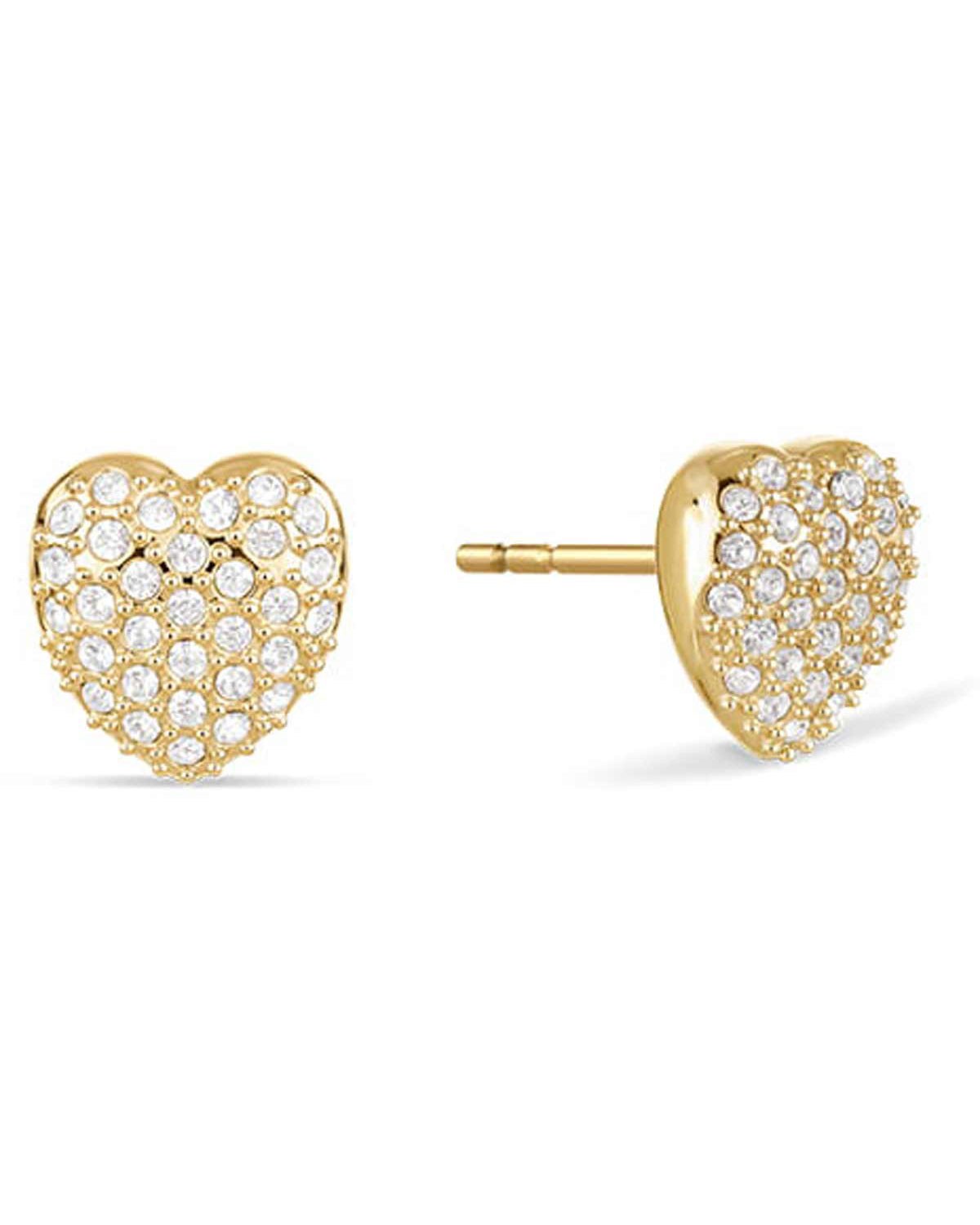 Σετ κολιέ και σκουλαρίκια BERING Valentine's Set Gold από ανοξείδωτο ατσάλι