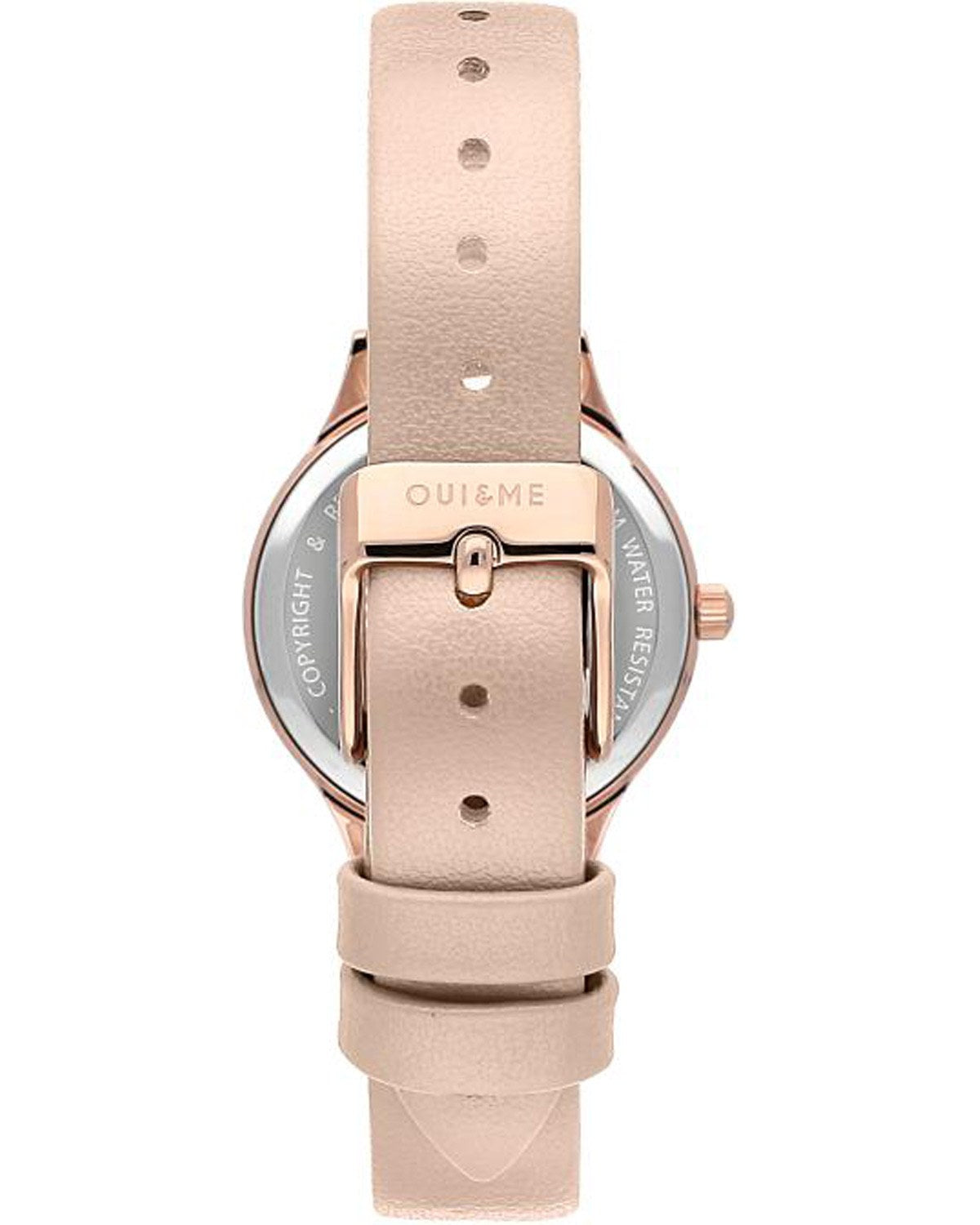 OUI&ME Bichette Pink Leather Strap
