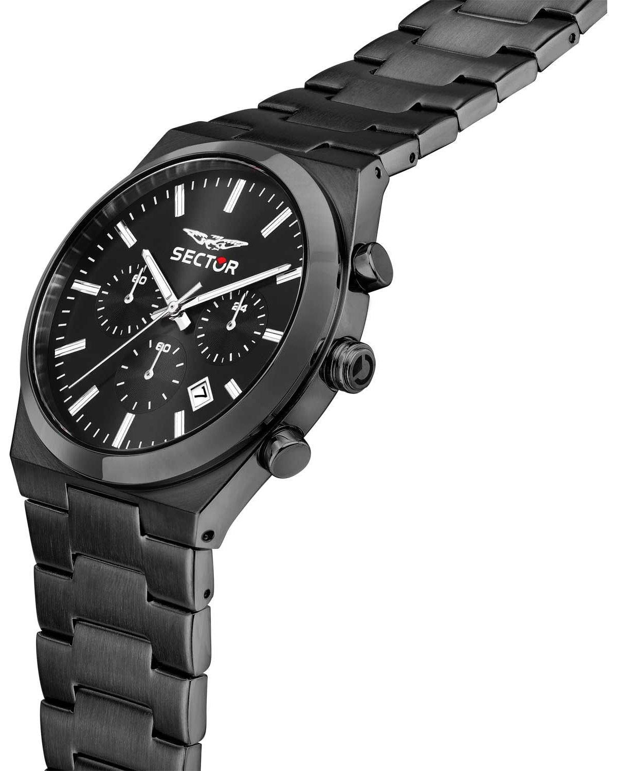 Ρολόι SECTOR C300 Chronograph Black Stainless Steel Bracelet