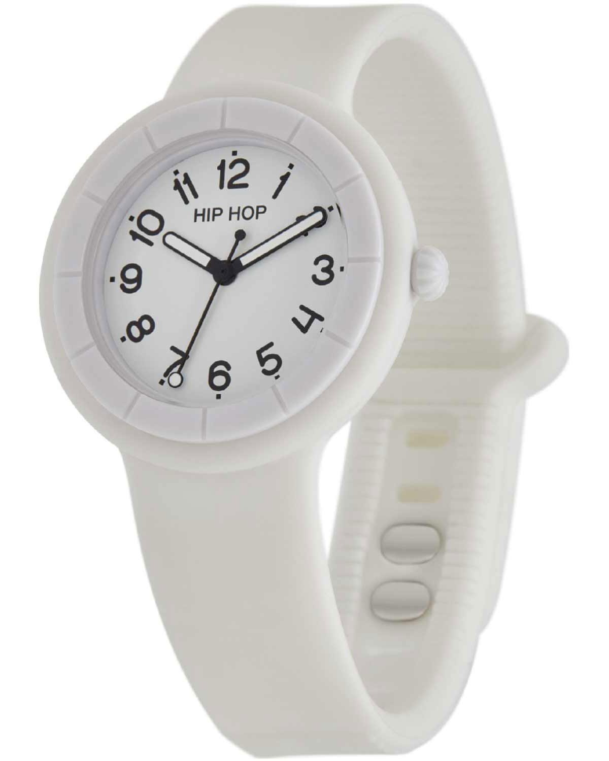 Ρολόι HIP HOP Hero.DOT Day White Silicone Strap