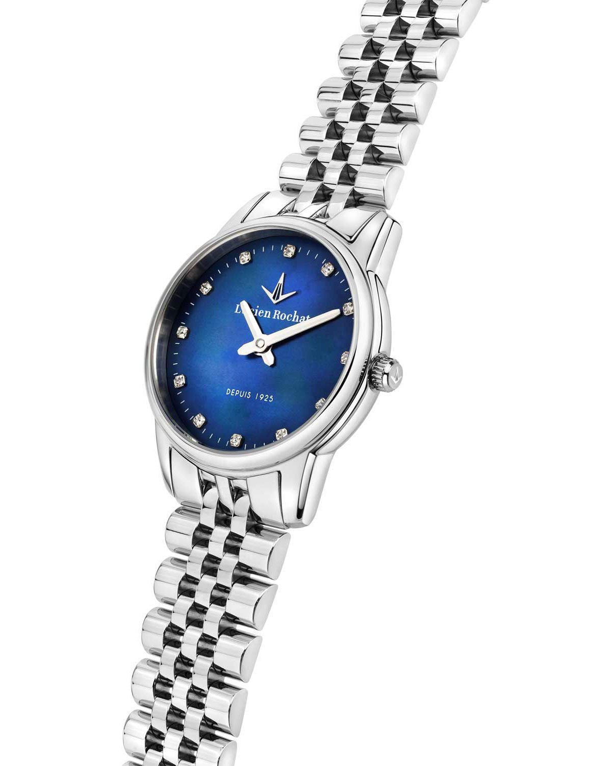 Ρολόι LUCIEN ROCHAT Iconic Diamonds Silver Stainless Steel Bracelet
