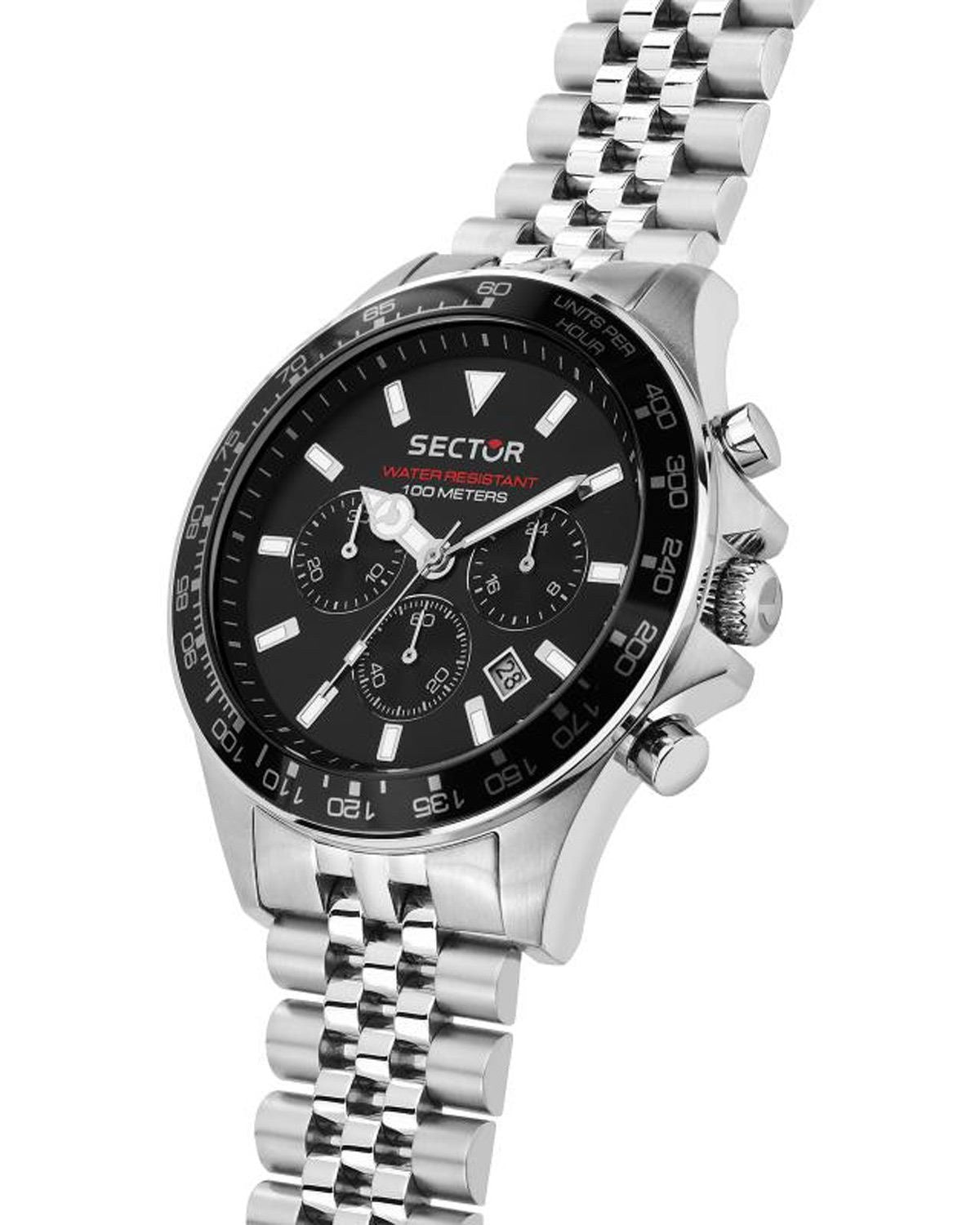 Ρολόι SECTOR 230 Chronograph Silver Stainless Steel Bracelet