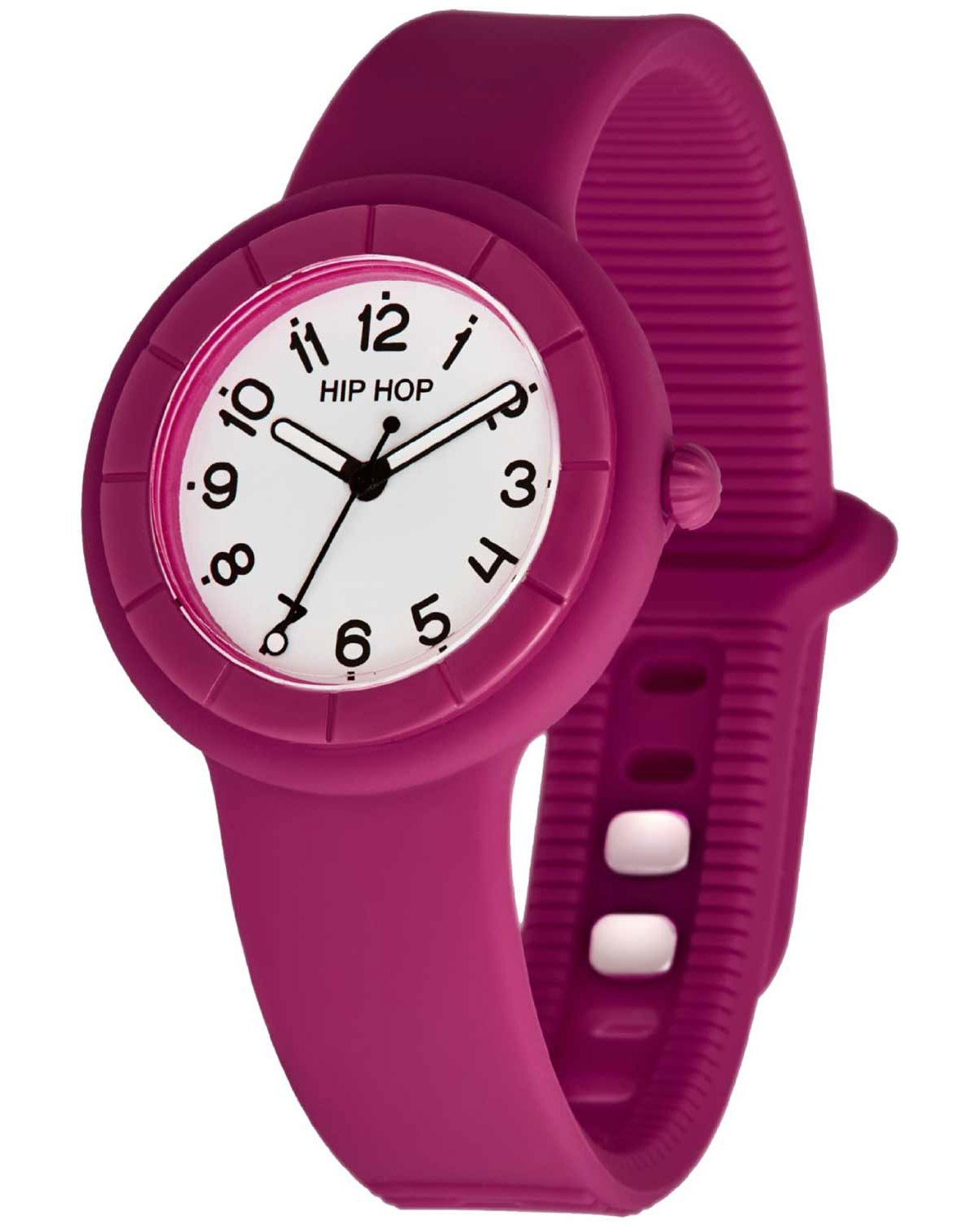 Ρολόι HIP HOP Hero.DOT Pink Flamengo Fuchsia Silicone Strap