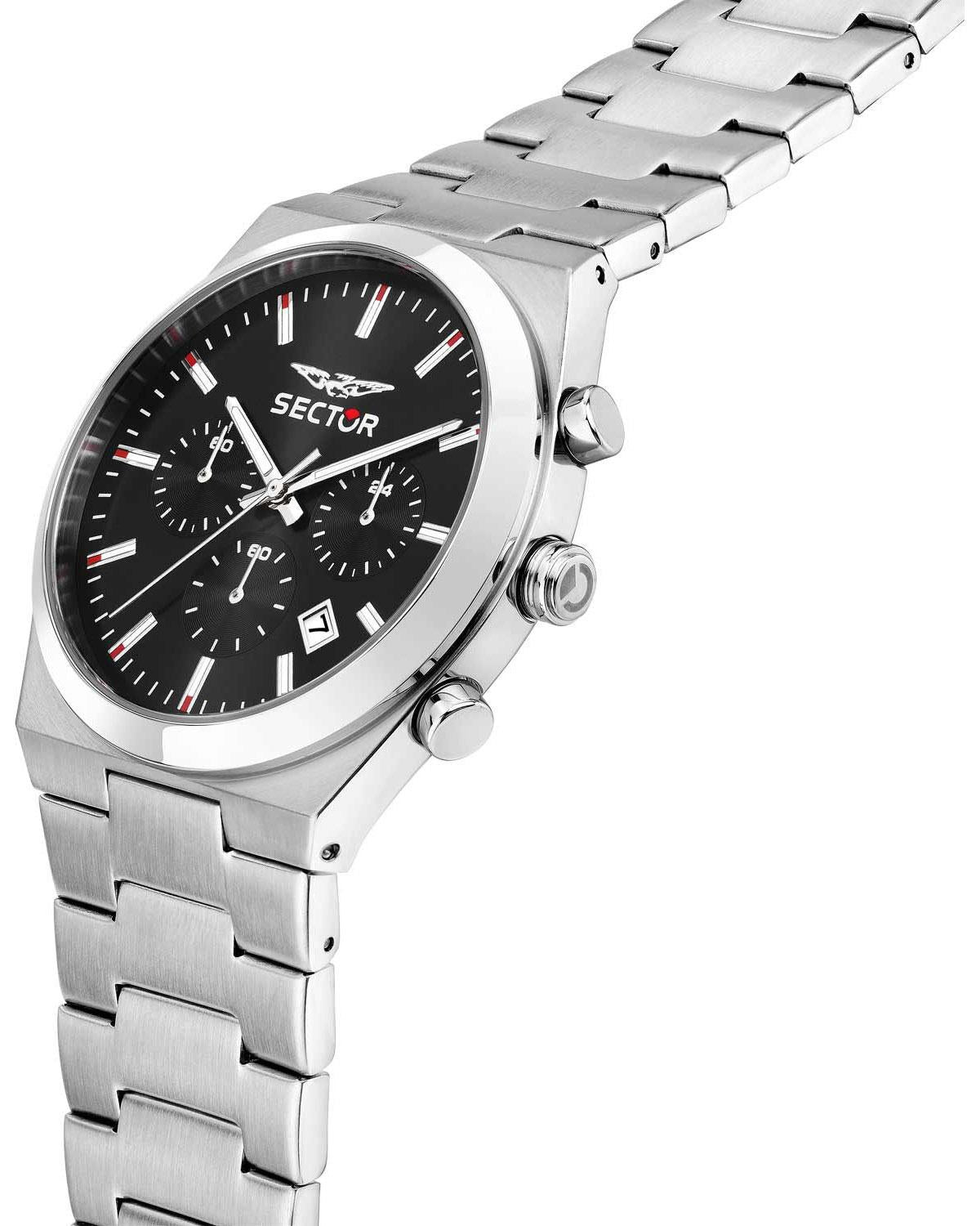 Ρολόι SECTOR C300 Chronograph Silver Stainless Steel Bracelet