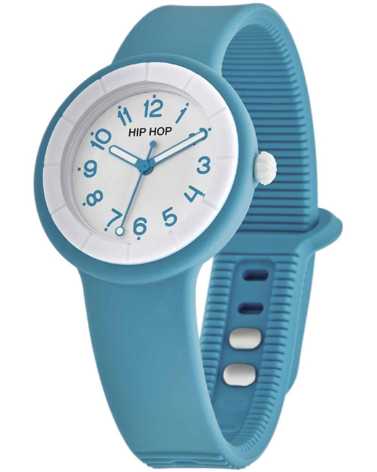Ρολόι HIP HOP Hero.DOT Sky Light Blue Silicone Strap