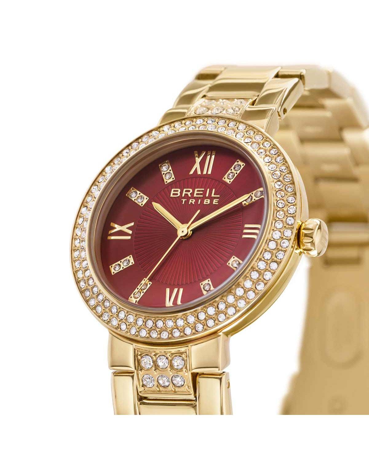 Ρολόι BREIL Tribe Dance Floor Crystals Gold Stainless Steel Bracelet