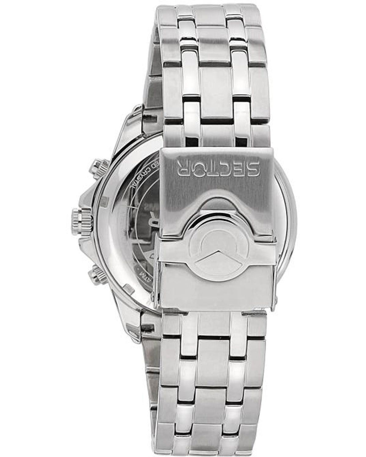 Ρολόι SECTOR SGE 650 Chronograph Silver Stainless Steel Bracelet
