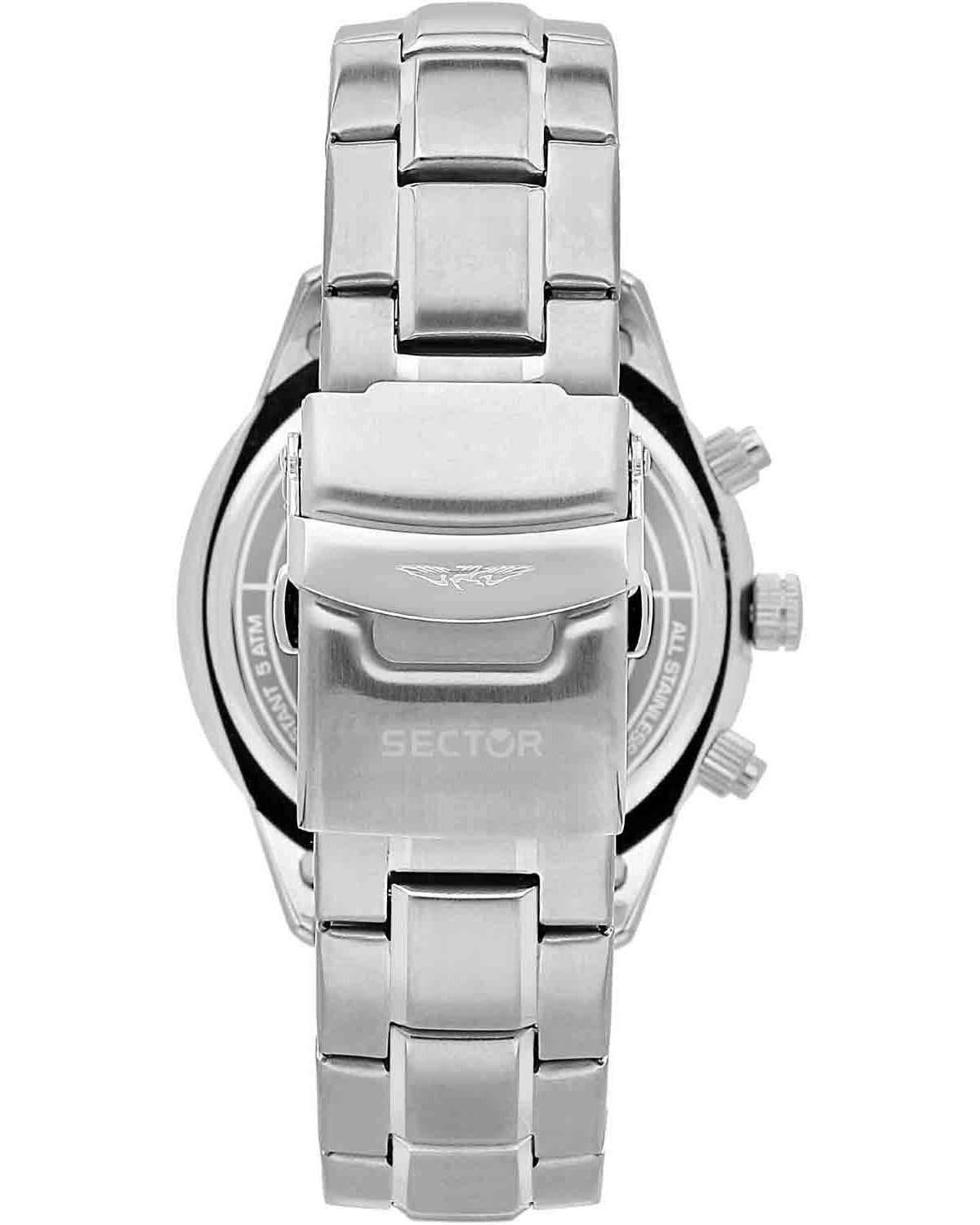 Ρολόι SECTOR 670 Chronograph Silver Stainless Steel Bracelet