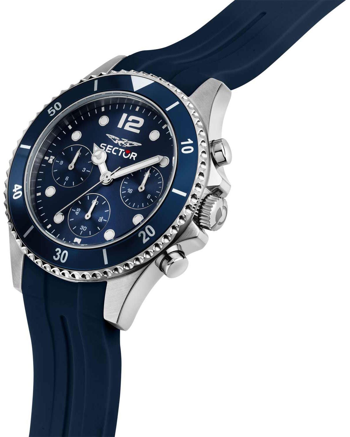 Ρολόι SECTOR 230 Chronograph Blue Plastic Strap