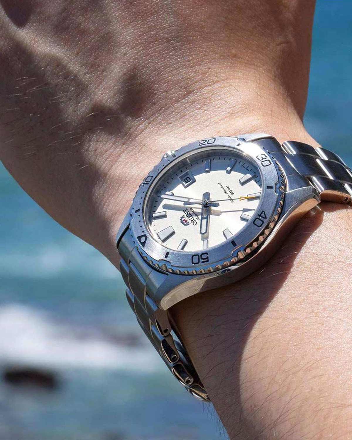Ρολόι ORIENT Sports Mako 40 Automatic Silver Stainless Steel Bracelet