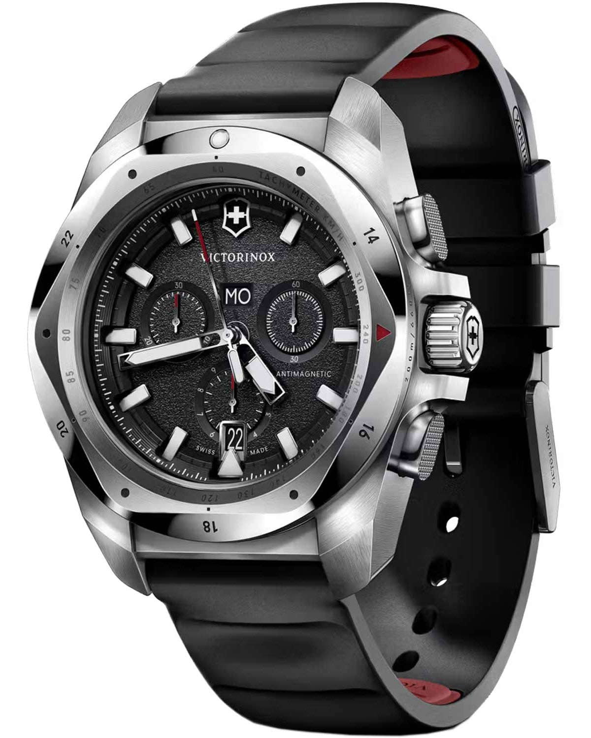 Ρολόι VICTORINOX I.N.O.X. Chronograph Black Rubber Strap