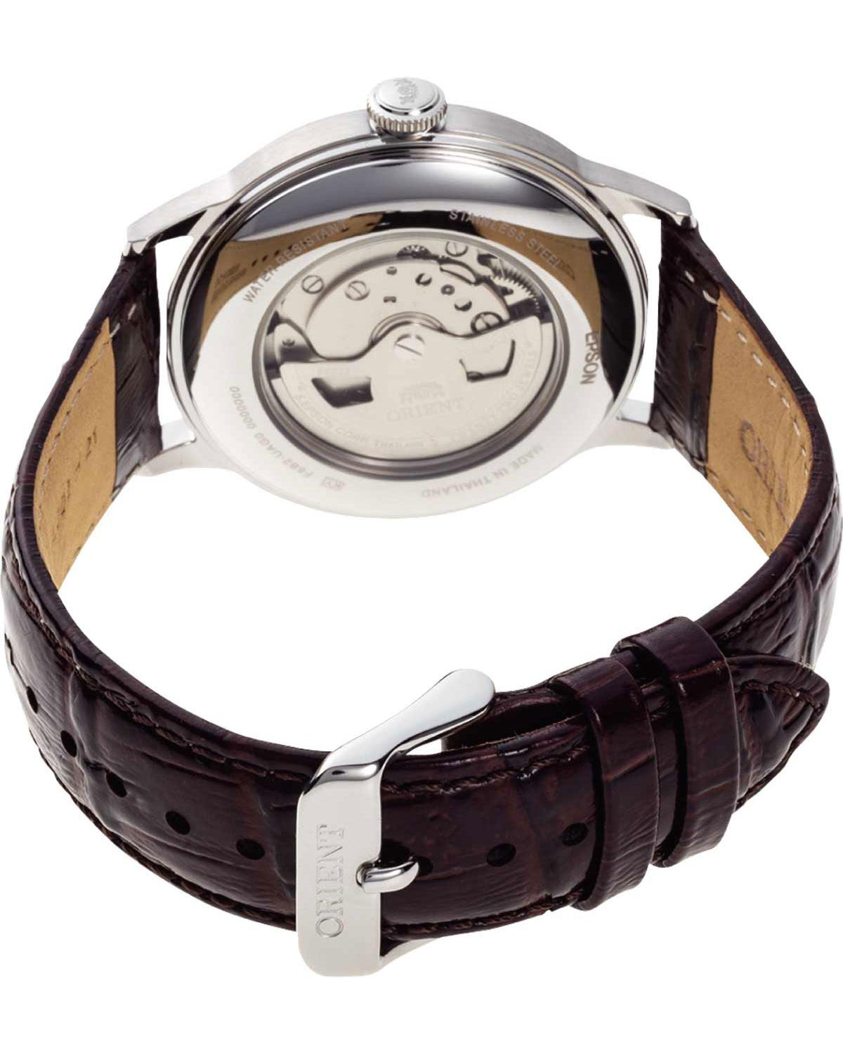 Ανδρικό ρολόι ORIENT Classic αυτόματο με καφέ δερμάτινο λουράκι