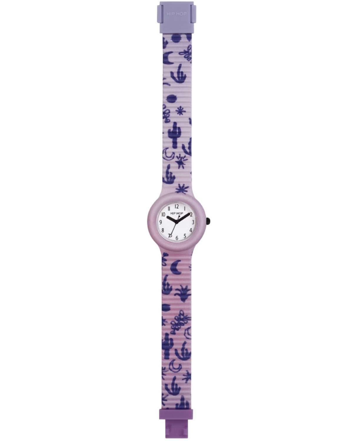 Ρολόι HIP HOP California Vibes Moonlight Purple Combined Materials Strap