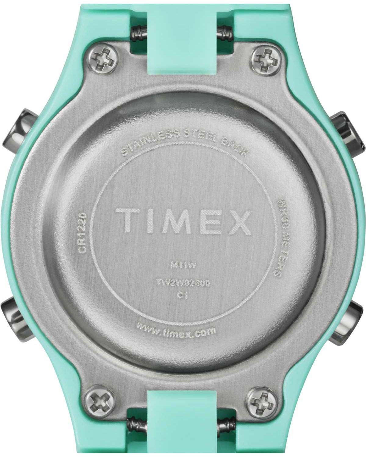 Παιδικό ρολόι TIMEX Time Machines Chronograph Turquoise Resin Strap