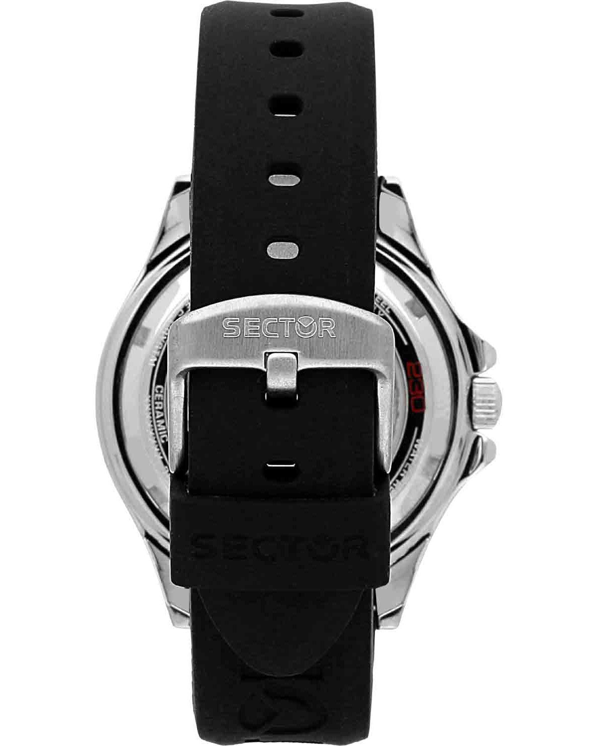 Ρολόι SECTOR 230 Automatic Black Silicone Strap