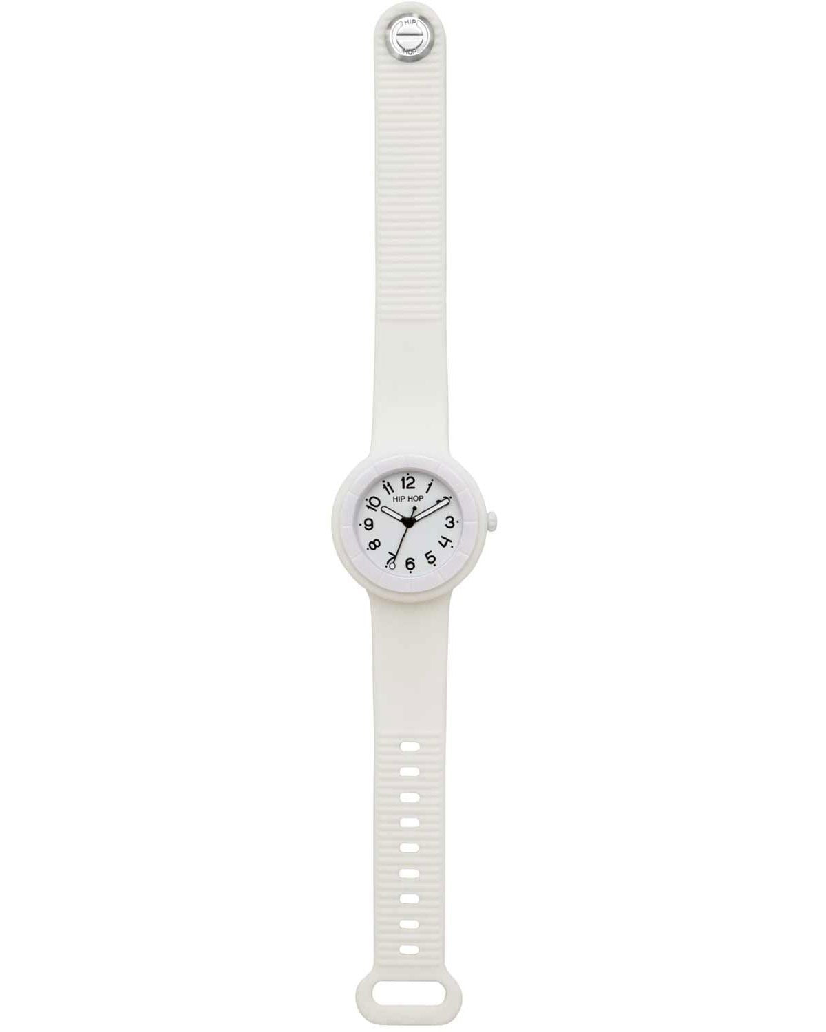 Ρολόι HIP HOP Hero.DOT Day White Silicone Strap