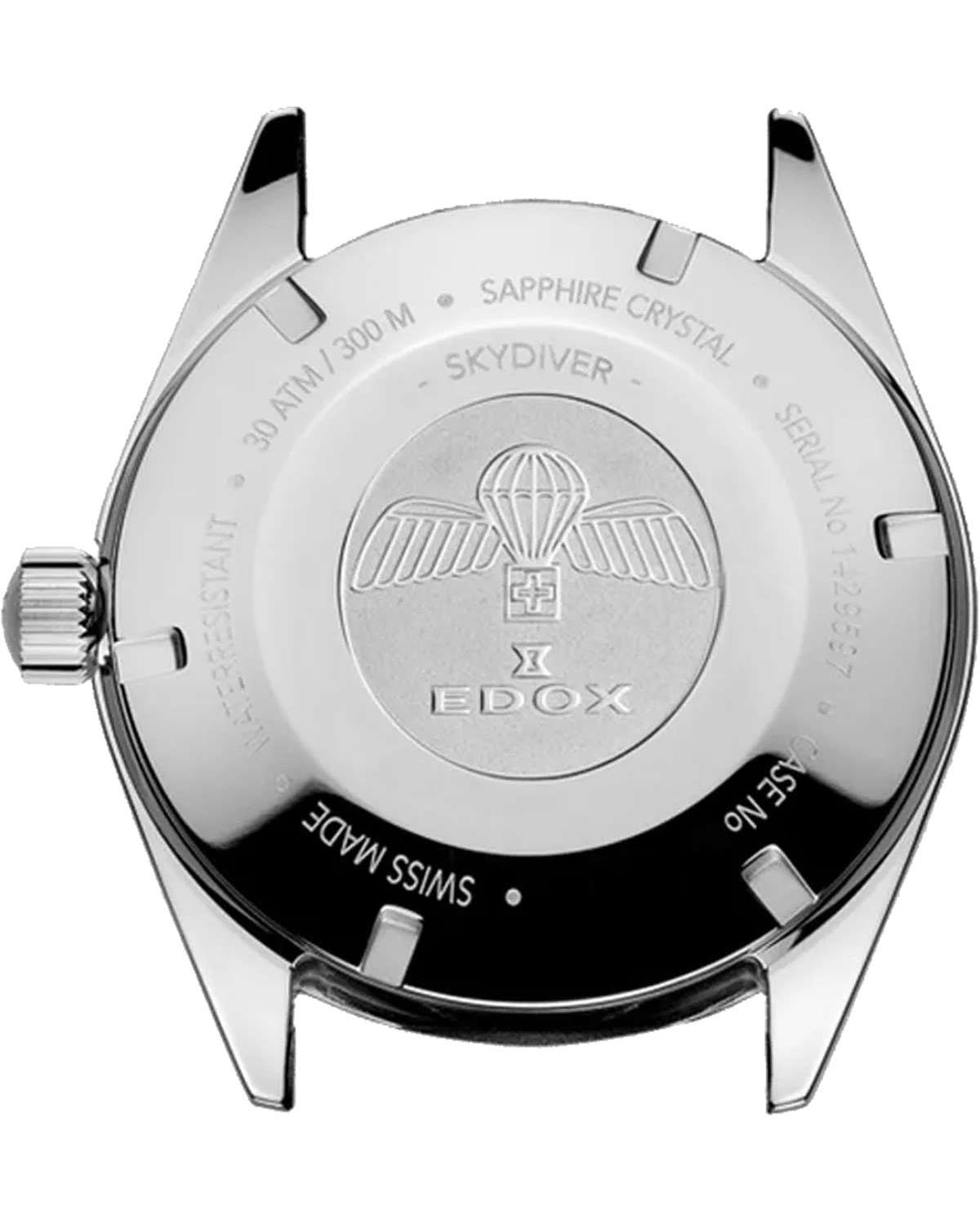 Ρολόι EDOX Skydiver Automatic Silver Stainless Steel Bracelet