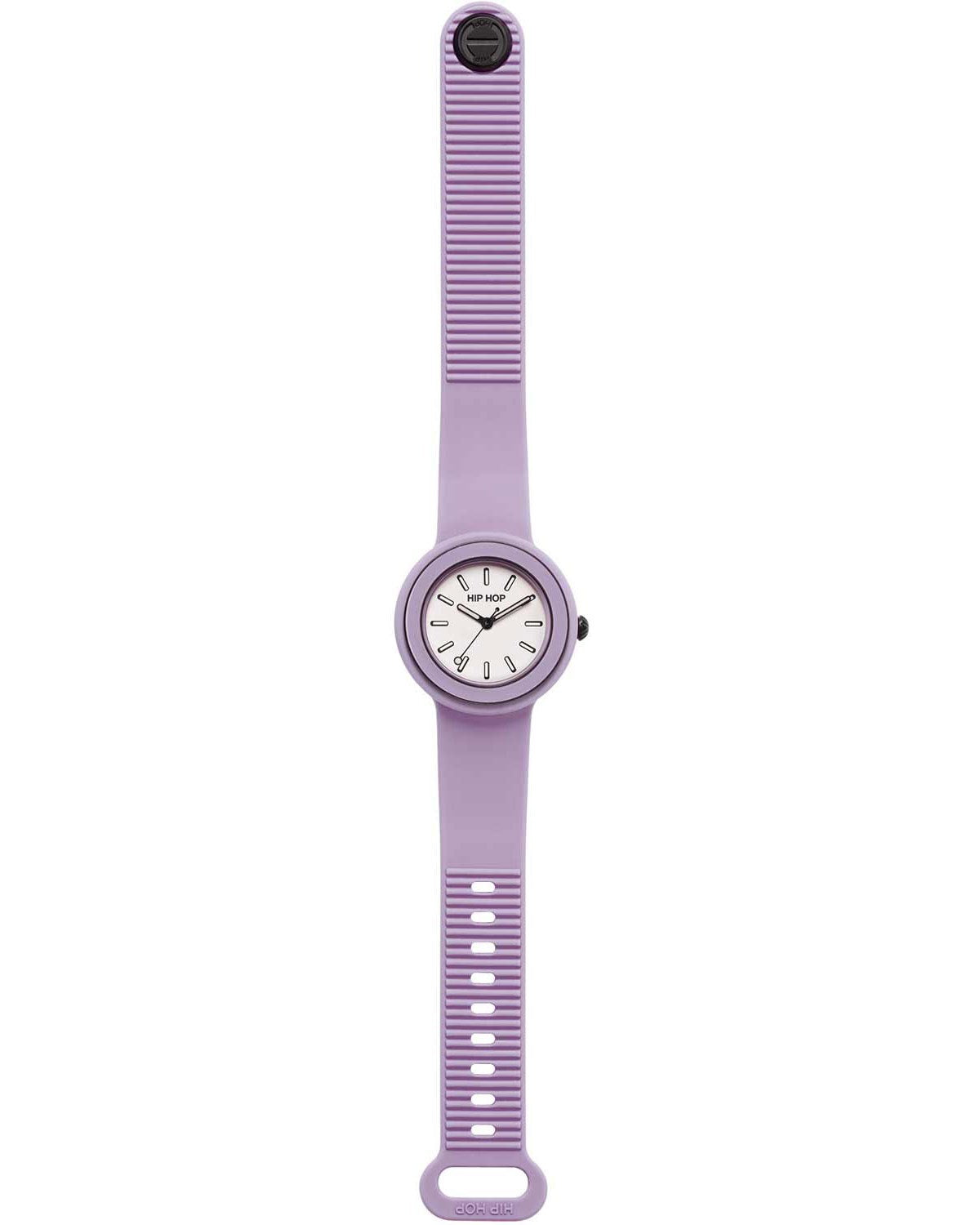 Ρολόι HIP HOP Hero.DOT Bezel Lilac Purple Silicone Strap