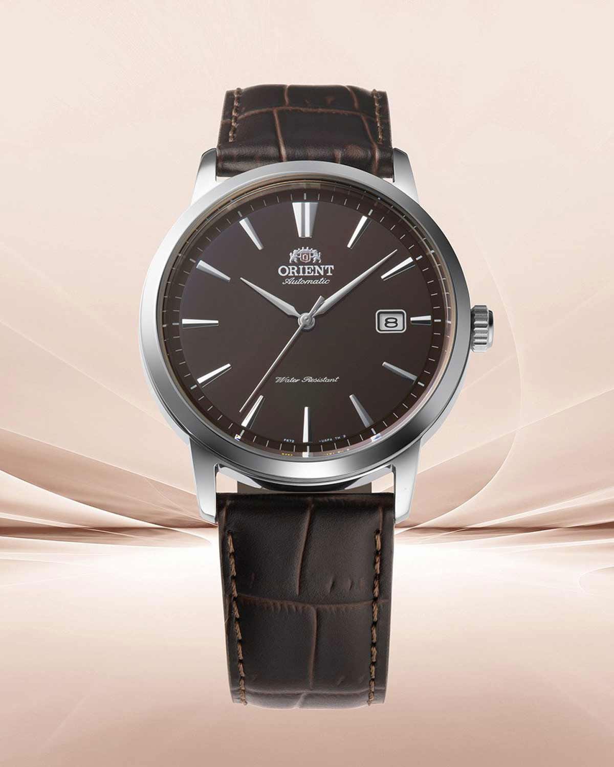 Ρολόι ORIENT Contemporary European Exclusive Automatic Brown Leather Strap