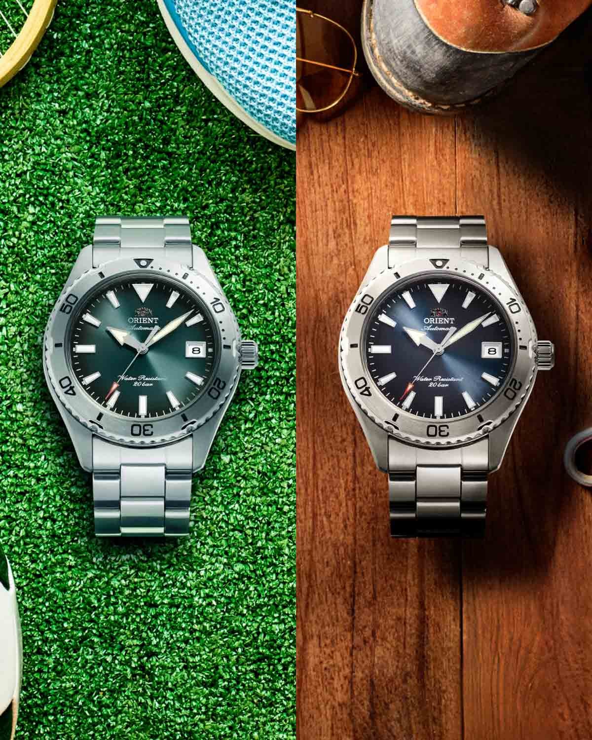 Ρολόι ORIENT Sports Mako 40 αυτόματο με ατσάλινο μπρασελέ