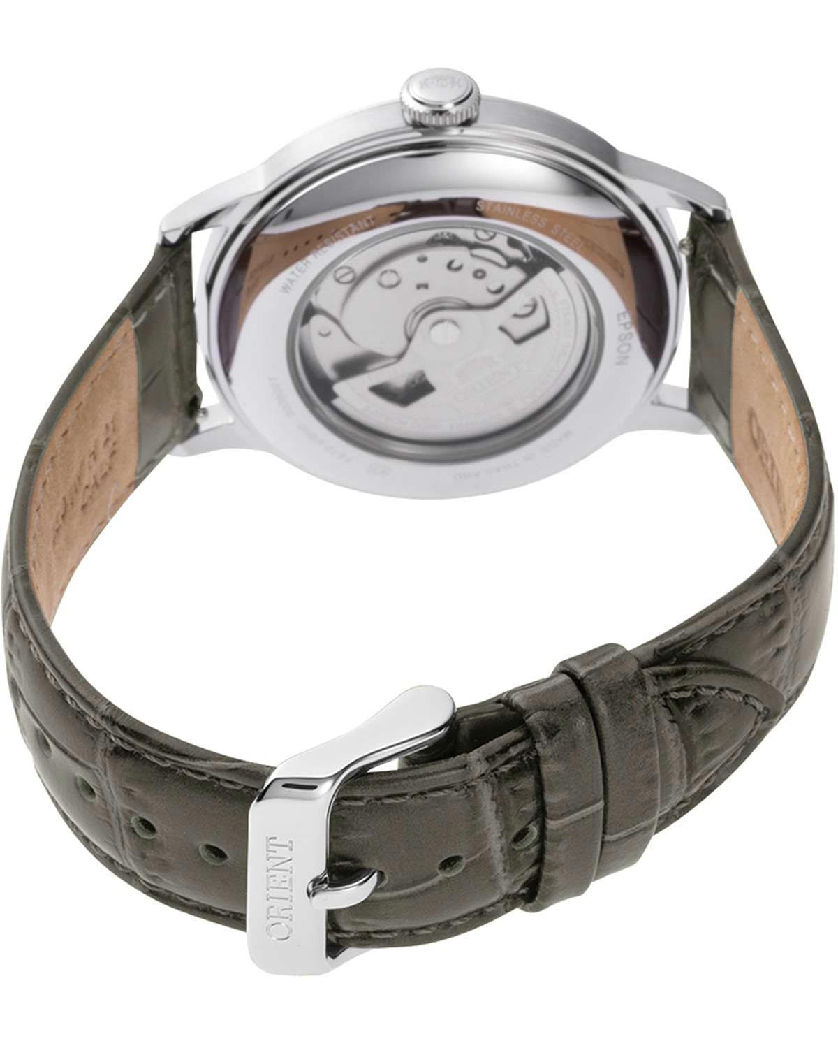 Ρολόι ORIENT Classic Bambino Automatic Olive Oil Leather Strap