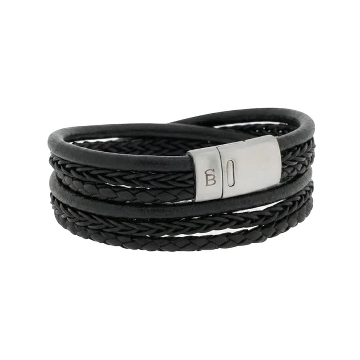 Steel & Barnett Βραχιόλι Leather Bracelet Bonacci LBB001