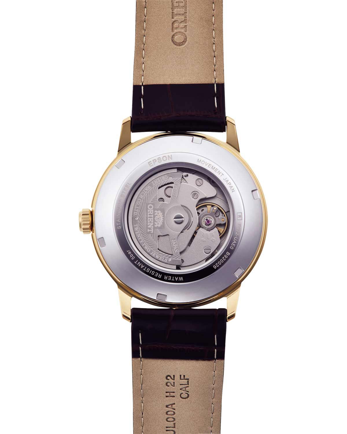 Ρολόι ORIENT Contemporary Automatic Brown Leather Strap