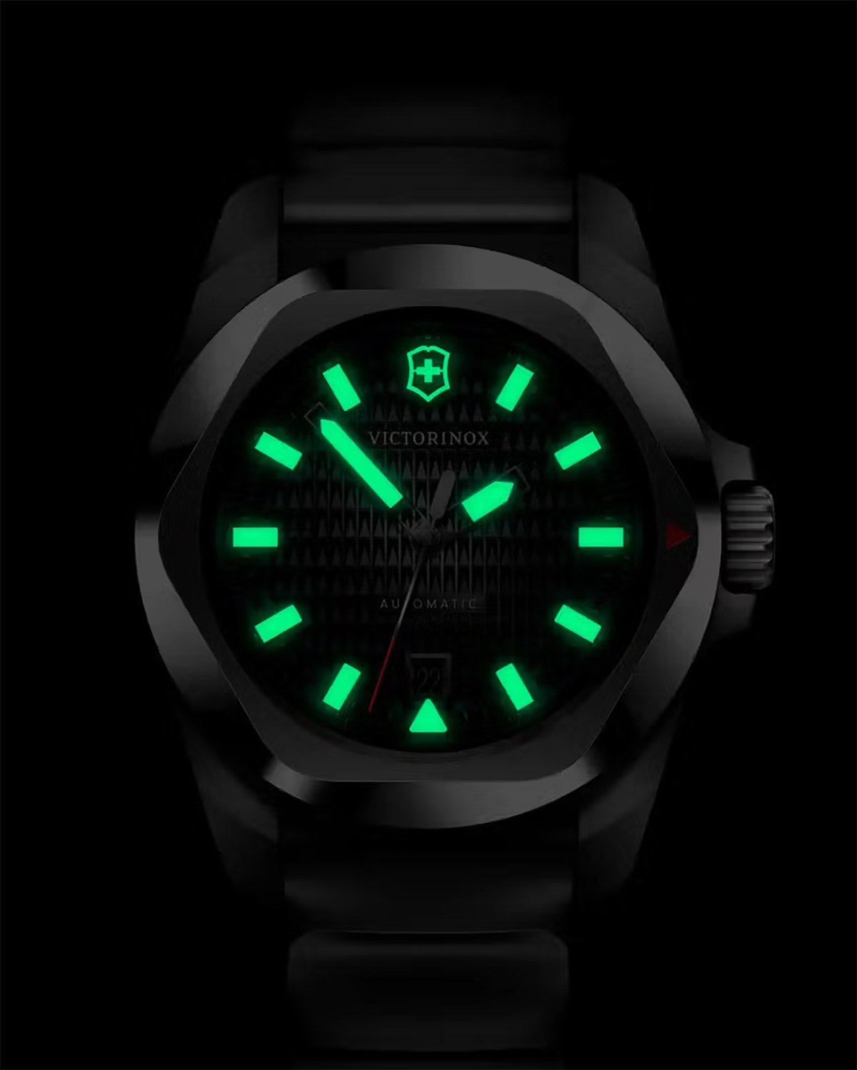 Ρολόι VICTORINOX I.N.O.X. Automatic Black Rubber Strap