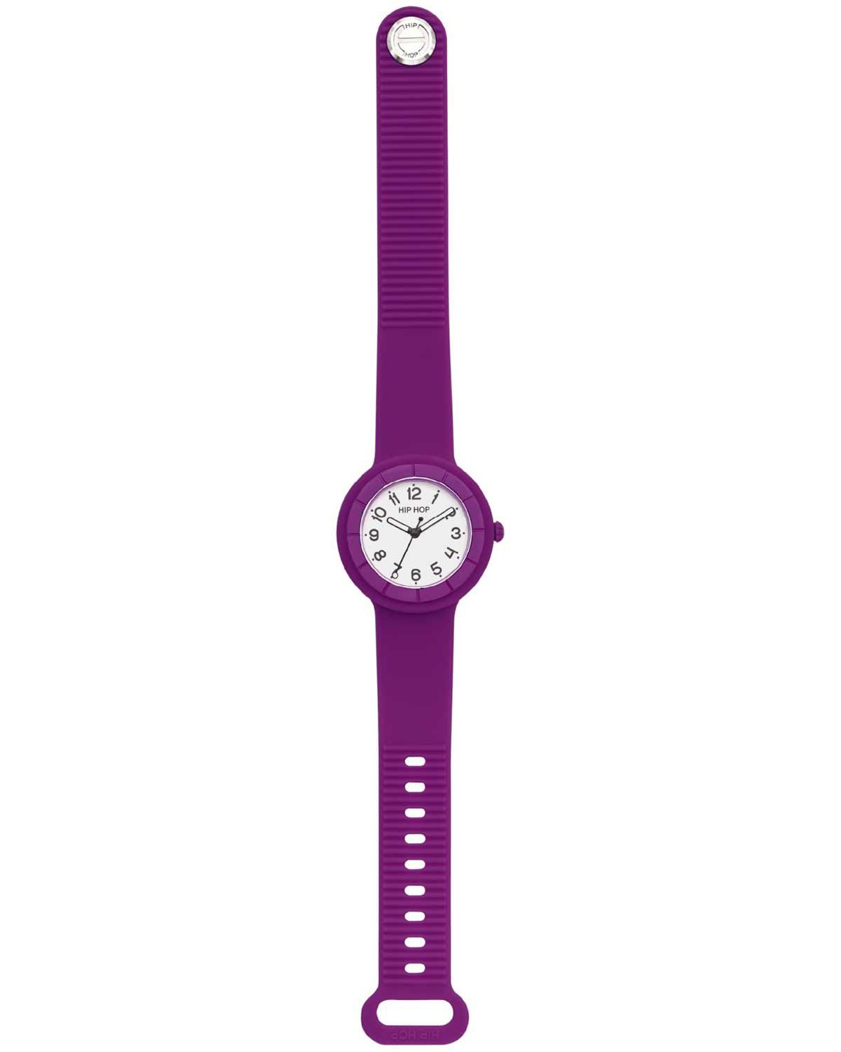 Ρολόι HIP HOP Hero.DOT Bright Purple Purple Silicone Strap