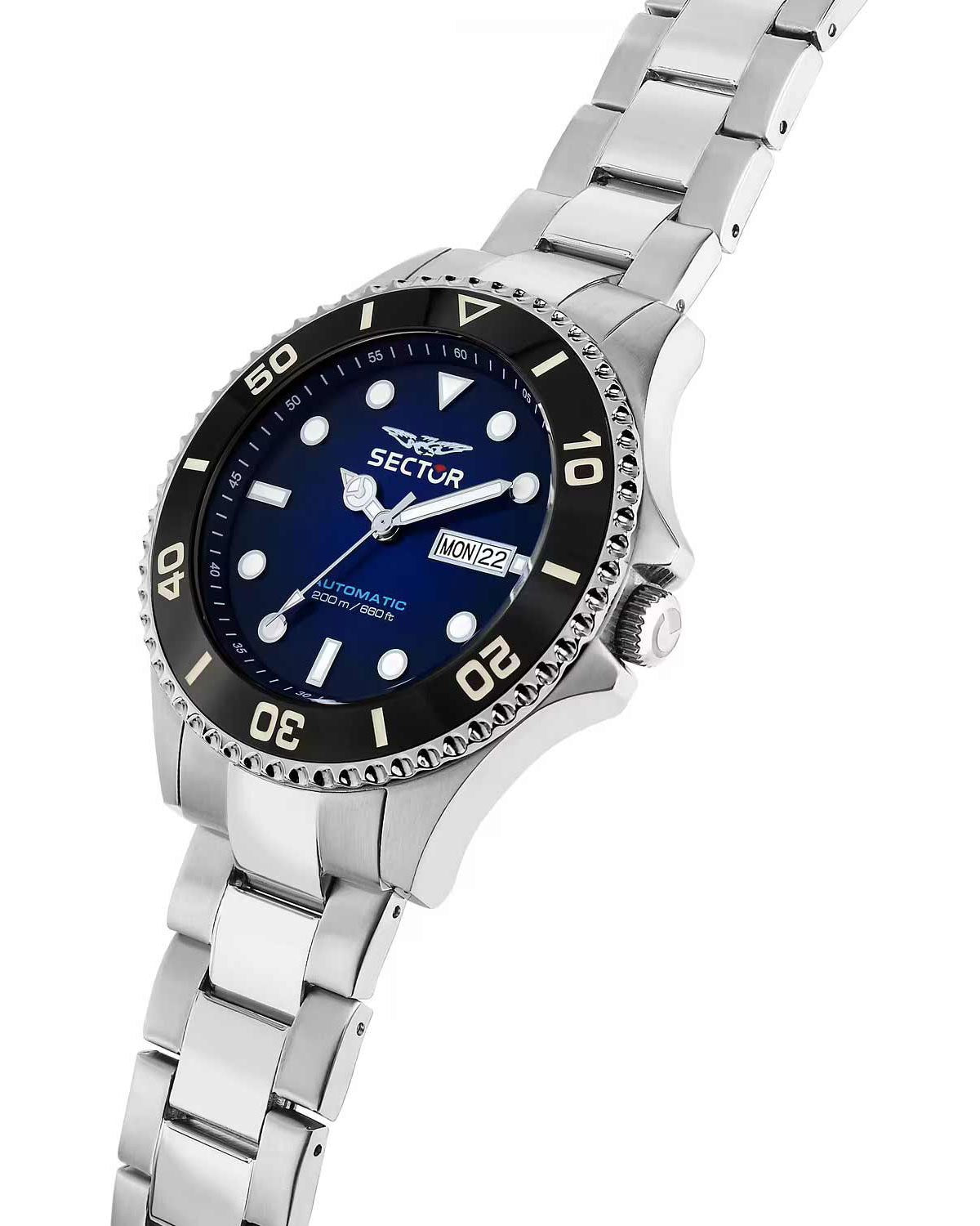 Ρολόι SECTOR 230 Automatic Silver Stainless Steel Bracelet Gift Set