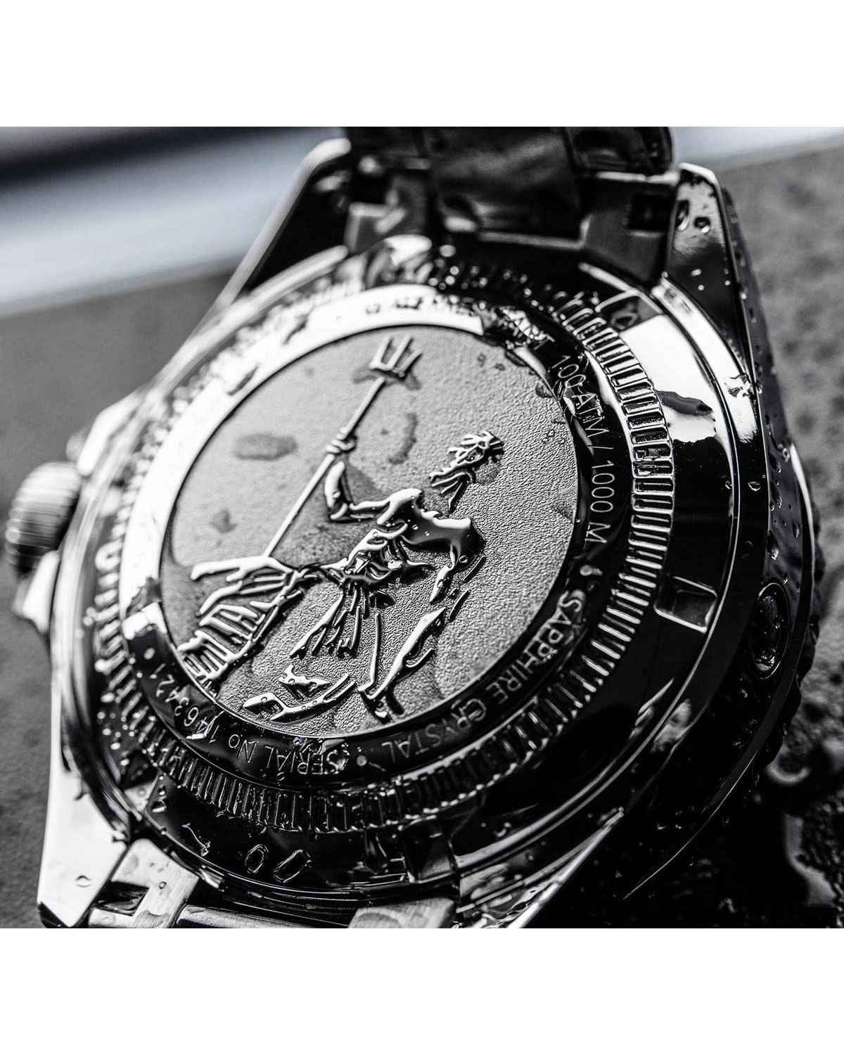 Ρολόι EDOX Neptunian Automatic Silver Stainless Steel Bracelet