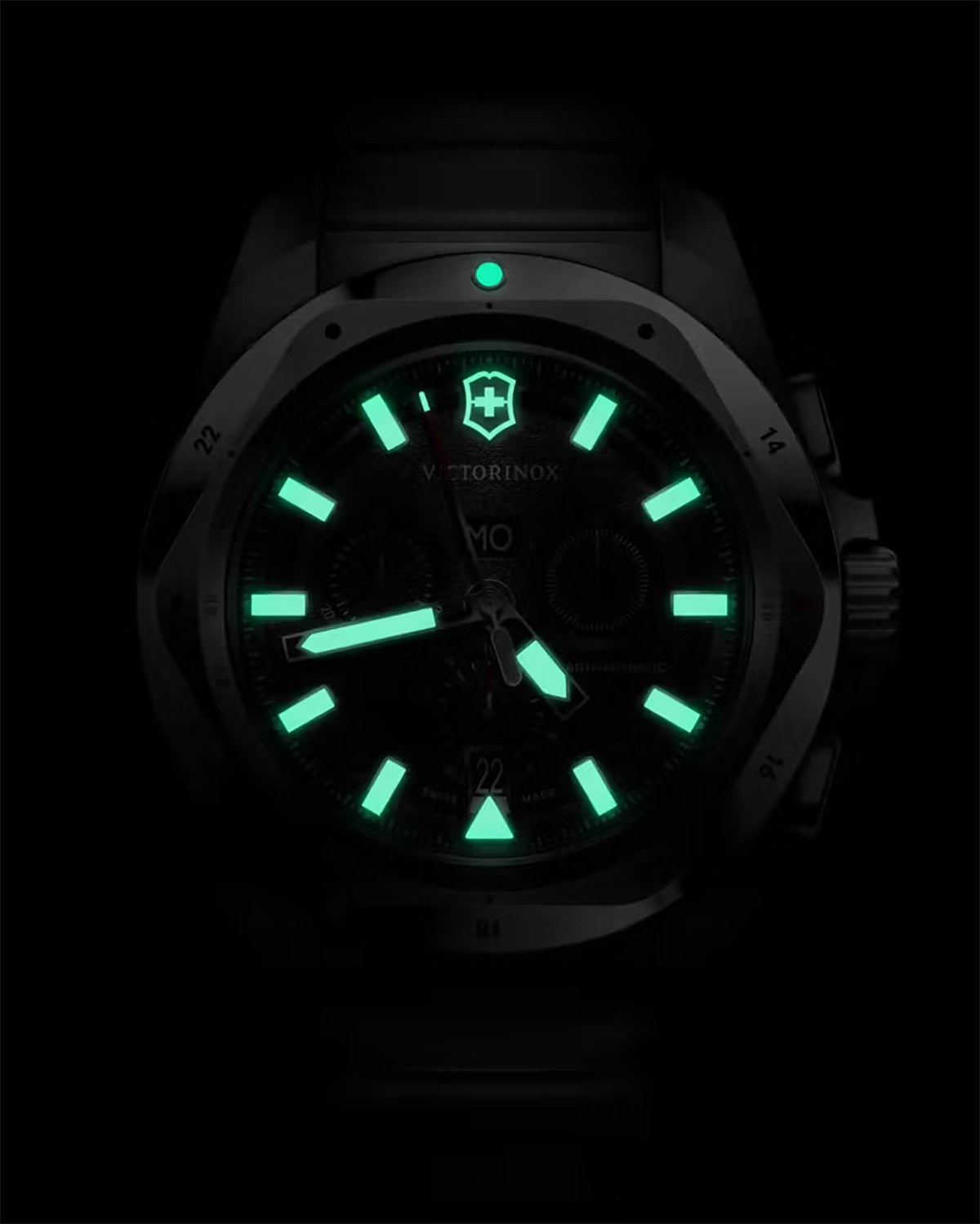 Ρολόι VICTORINOX I.N.O.X. Chronograph Black Rubber Strap