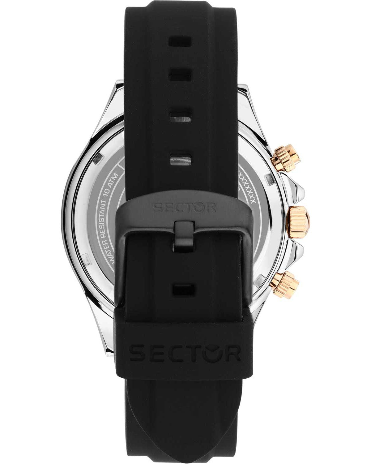 Ρολόι SECTOR 230 Chronograph Black Silicone Strap