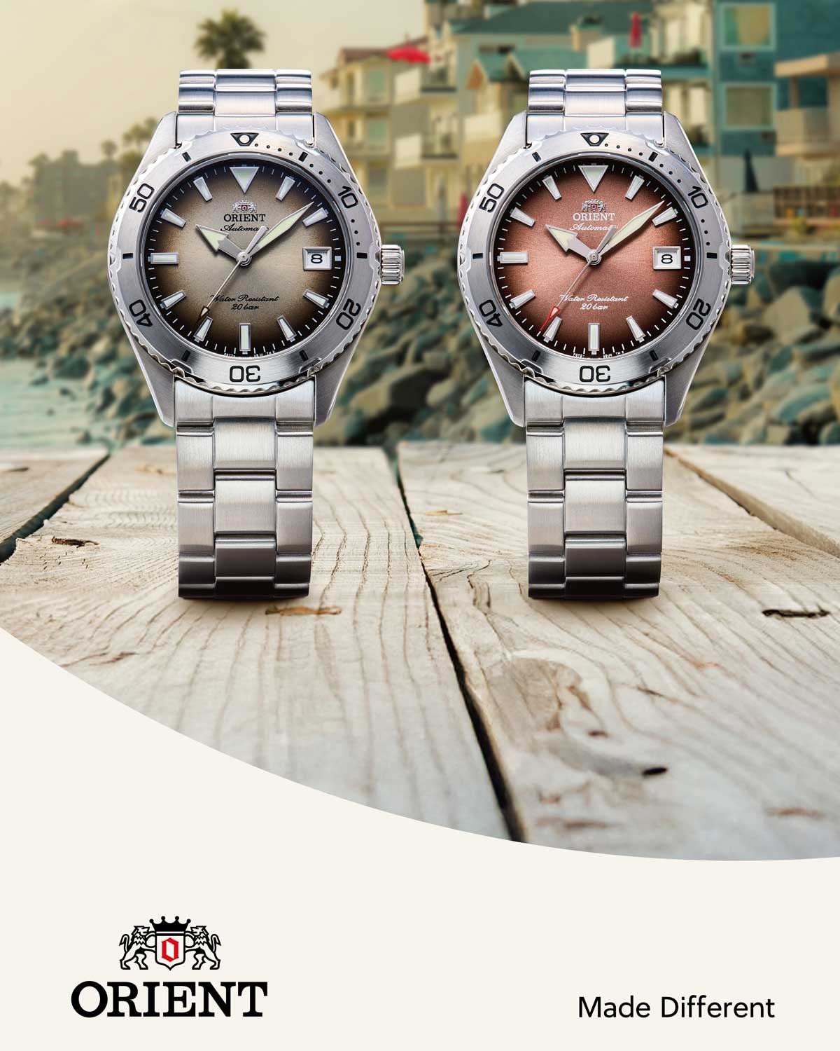 Ρολόι ORIENT Sports Mako 40 αυτόματο με ατσάλινο μπρασελέ