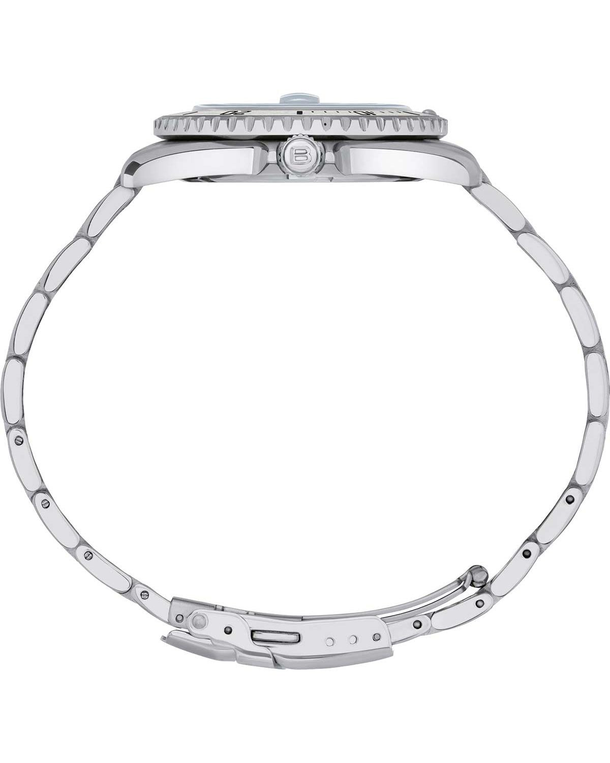 Ρολόι BREIL Manta Heritage Divers Silver Stainless Steel Bracelet